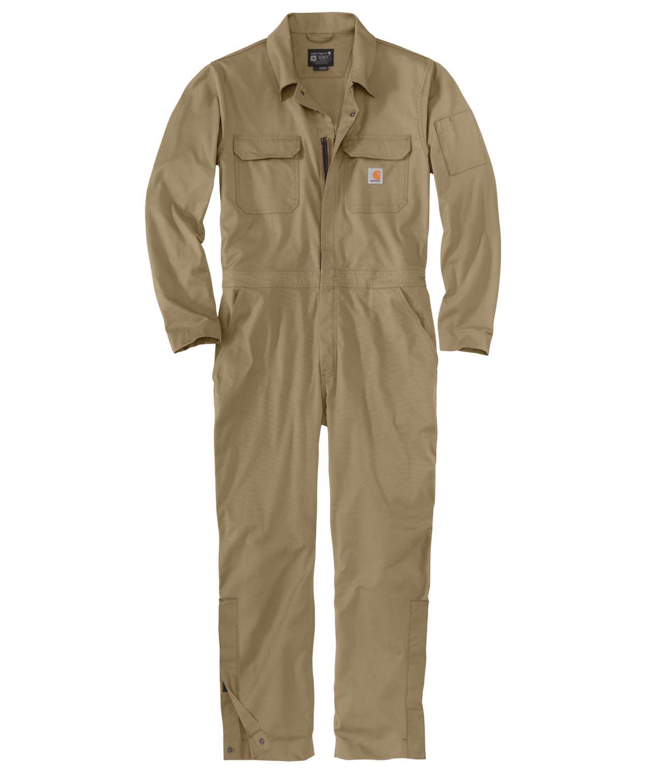 Carhartt Rugged Flex Canvas overall, Dark khaki