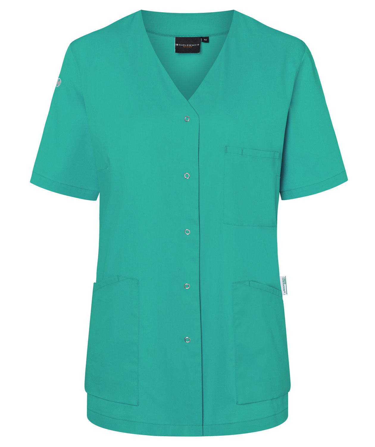 Karlowsky Essential kort&aelig;rmet dame tunika, Smaragd gr&oslash;nn, Smaragd gr&oslash;nn, swatch