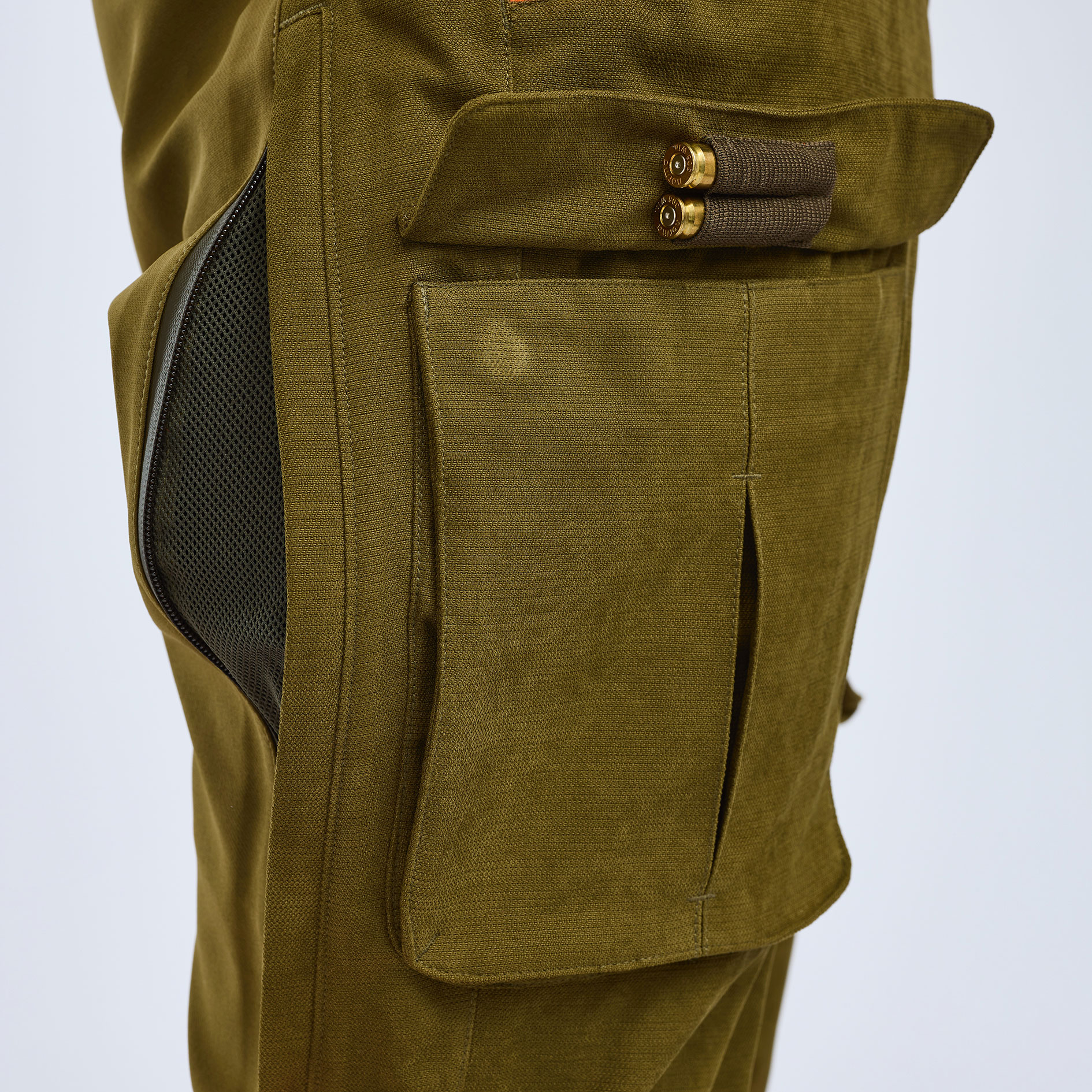 Pinewood Furudal Expert 2L Hunting bukser, Olive Green/Orange, large image number 7