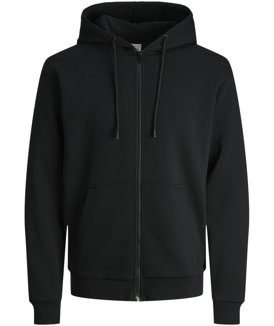 Jack & Jones JJEBRADLEY hoodie med dragkedja, Black, Black, swatch