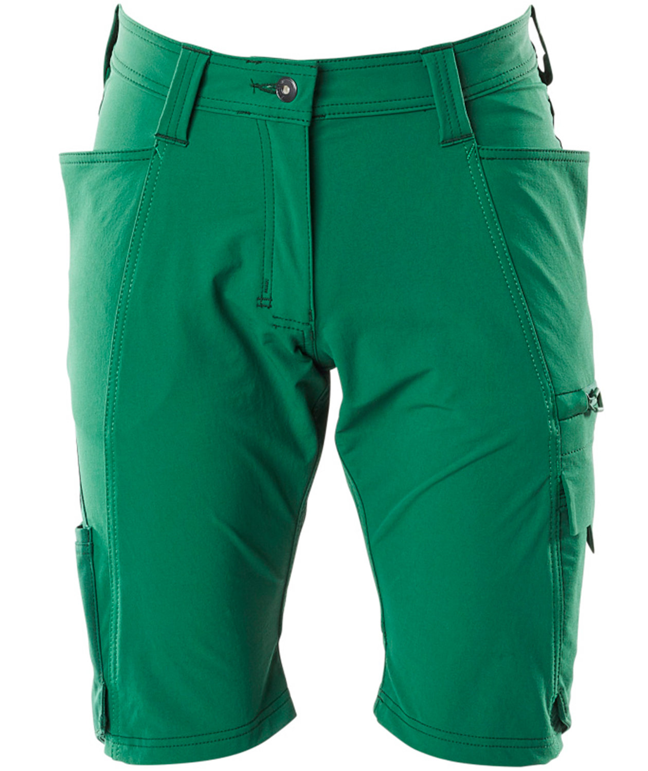 Mascot Accelerate diamond fit dame serviceshorts full stretch, Gr&oslash;nn, Gr&oslash;nn, swatch