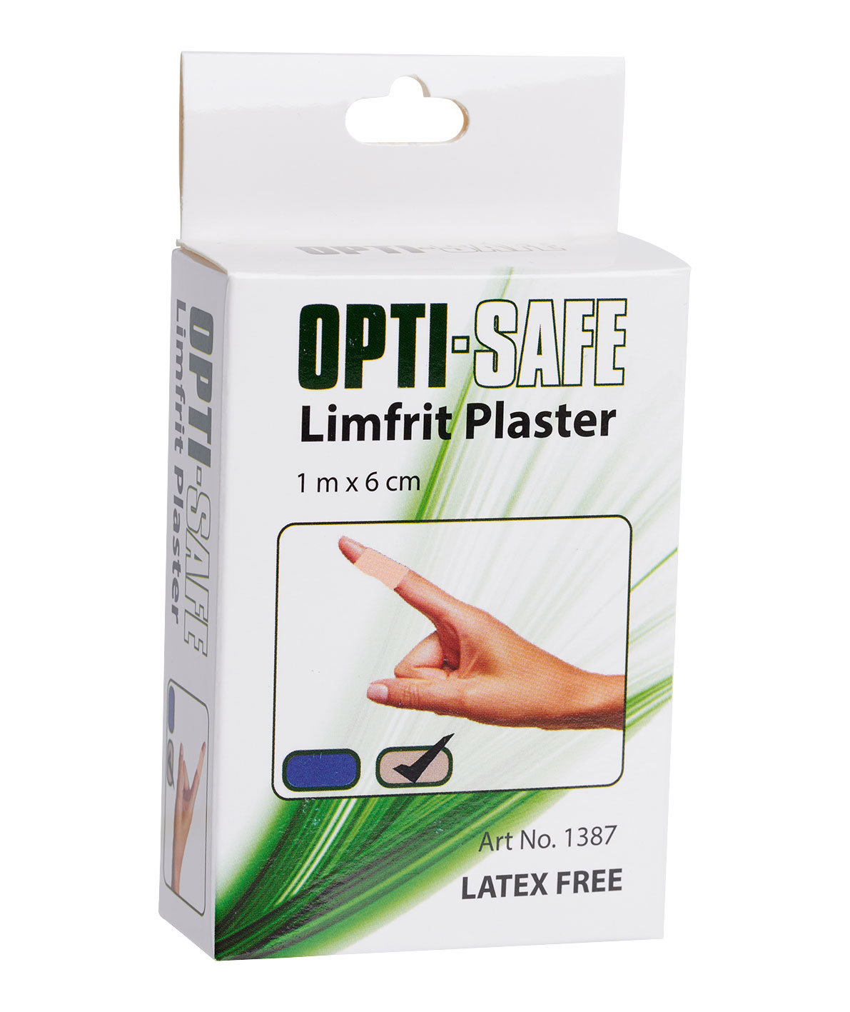 Opti-safe pl&aring;ster limfria 6 cm x 1 m, Beige