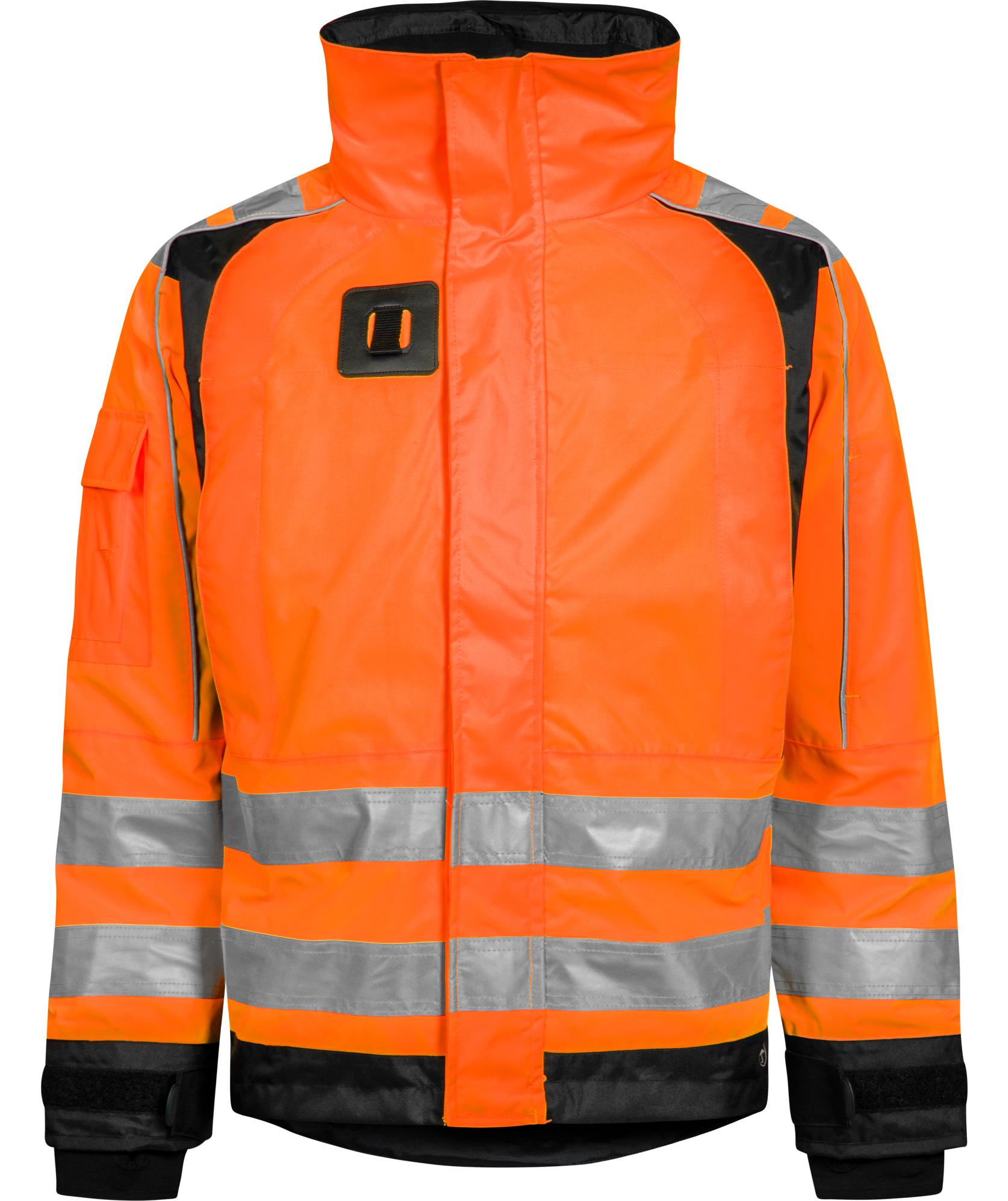Lyngs&oslash;e Shelljacke, Hi-Vis Orange/Schwarz