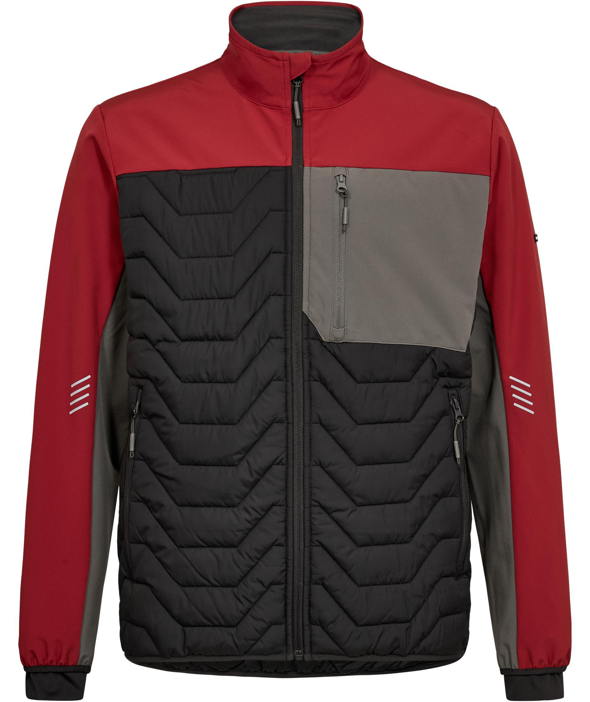 Engel Entire hybridjakke, Anthracite Grey/Flame, Anthracite Grey/Flame, swatch