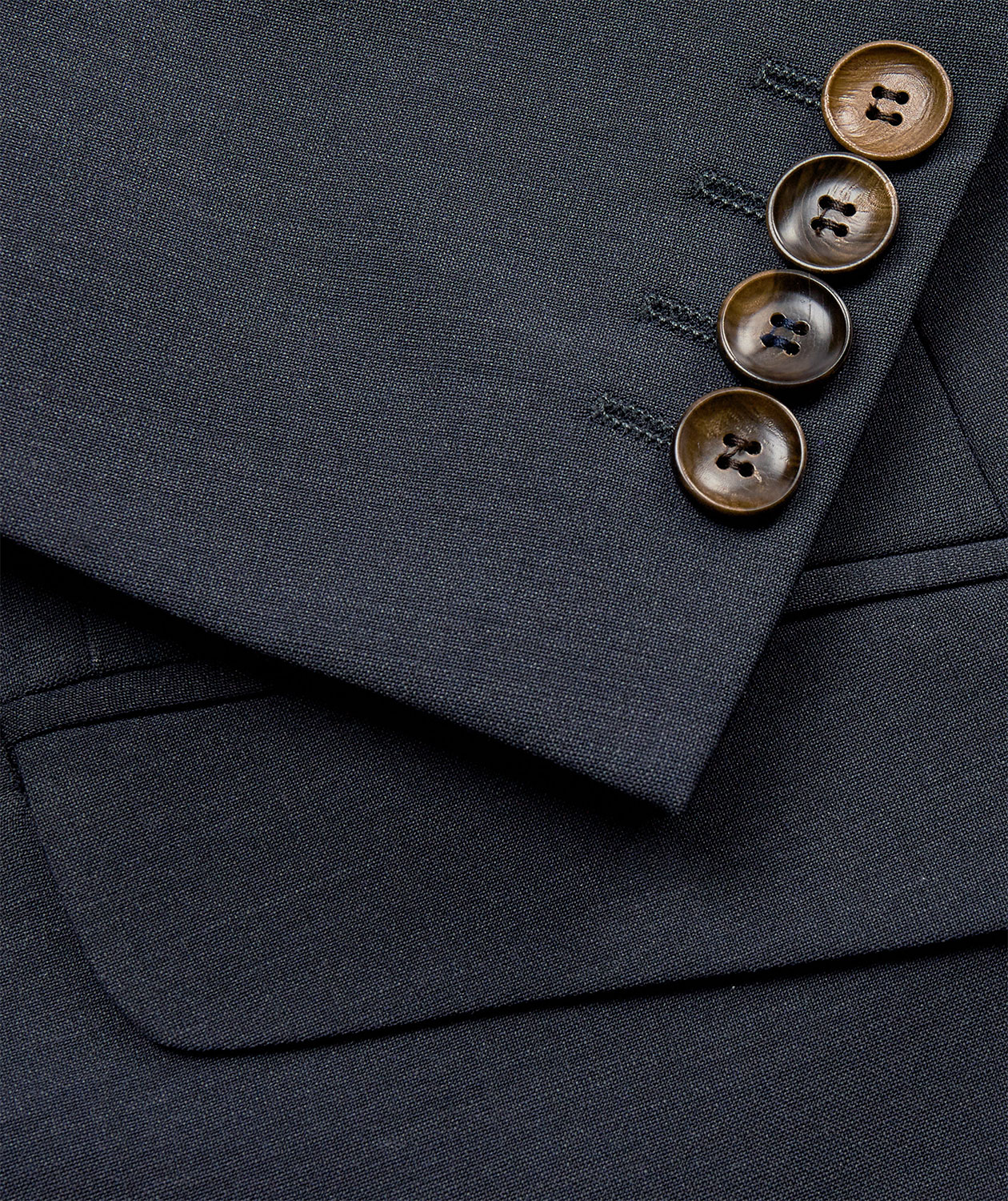 Sunwill Weft Stretch Modern Fit Wollblazer, Navy, large image number 7