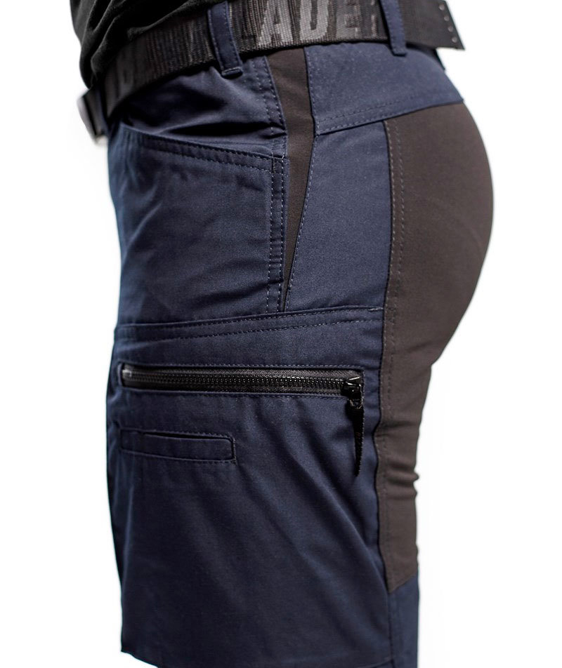 Bl&aring;kl&auml;der Unite servicebyxa dam, Dark Marin/Svart, large image number 2