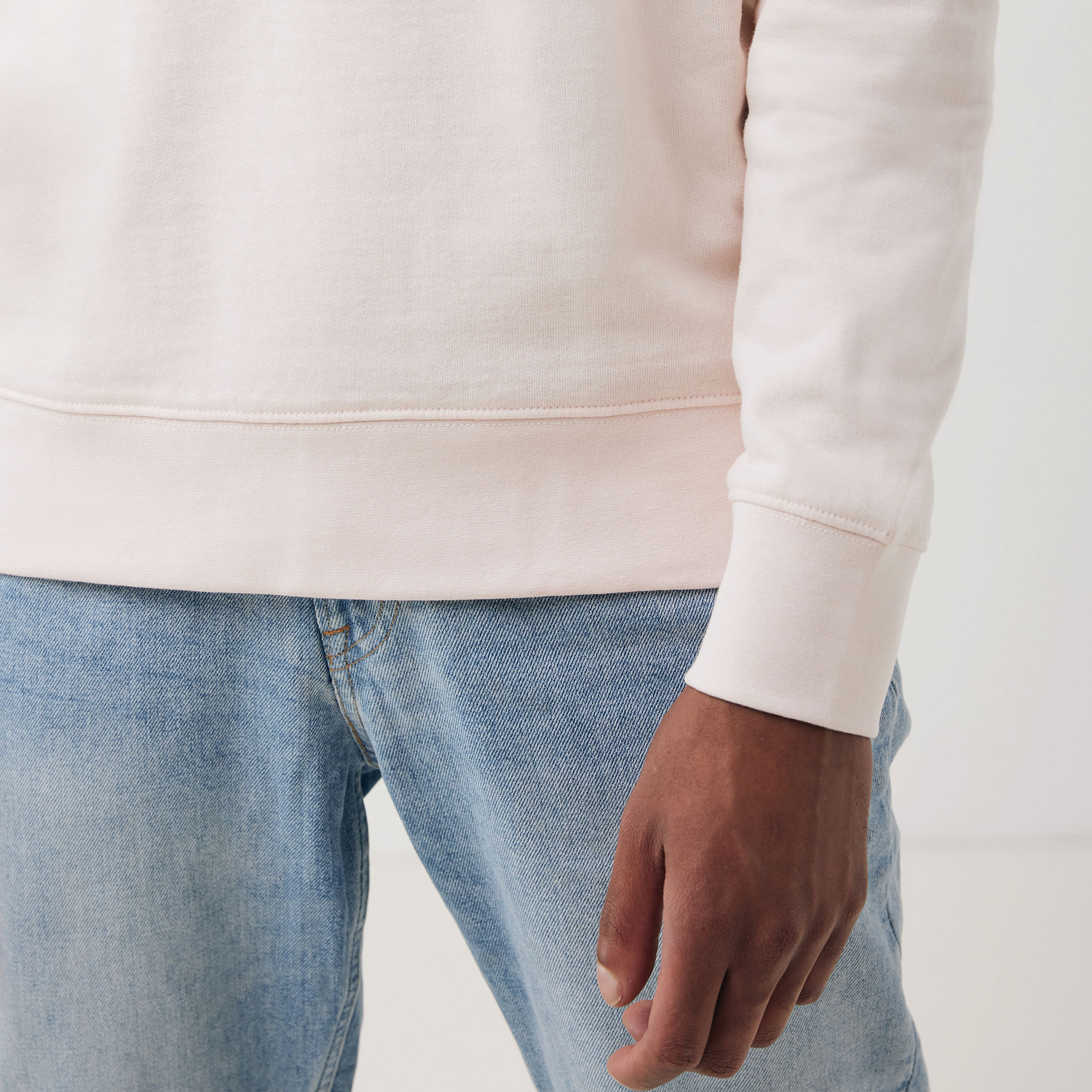 Iqoniq Etosha sweatshirt, Cloud Pink, large image number 6