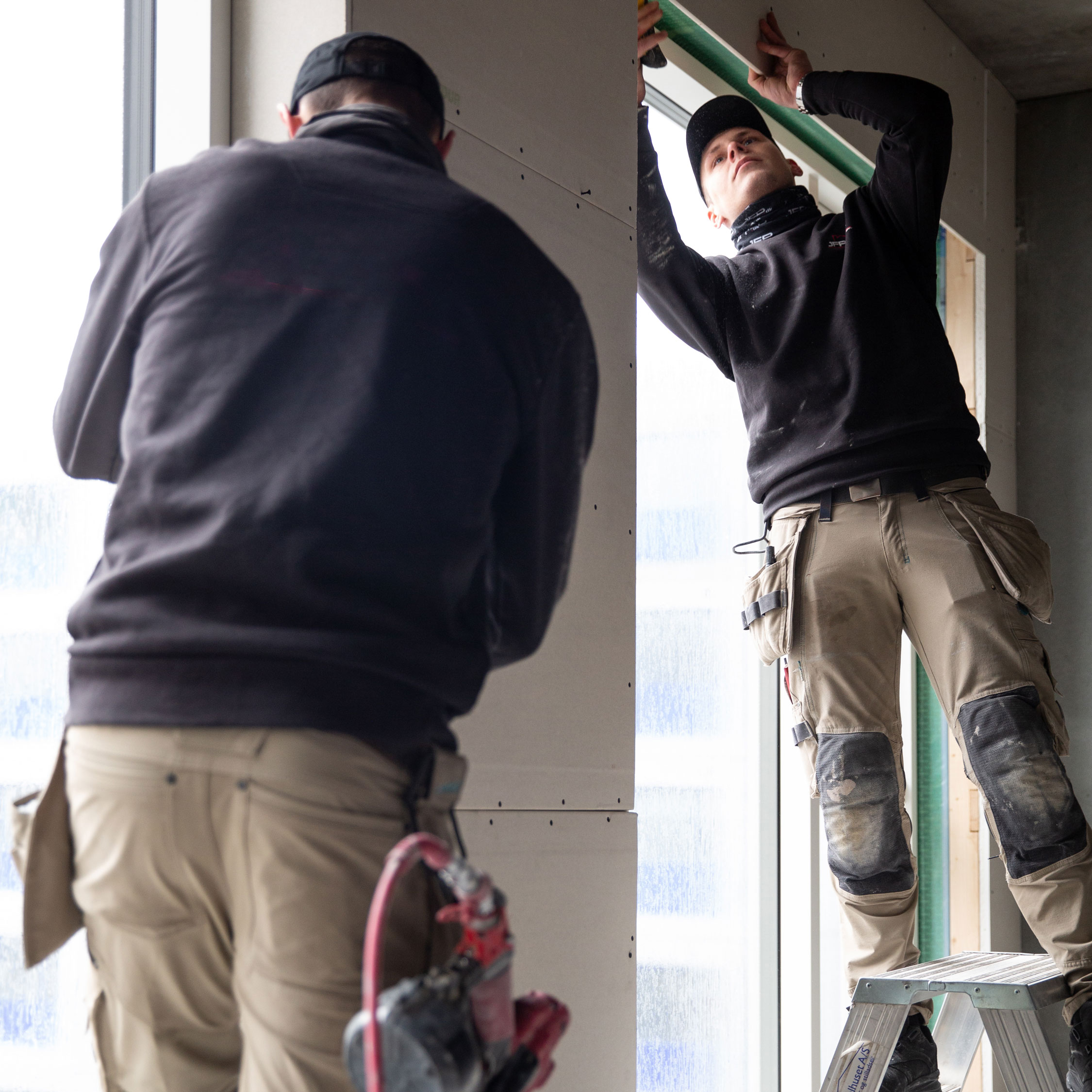 Mascot Handwerkerhose Full stretch, Hell Khaki, large image number 6