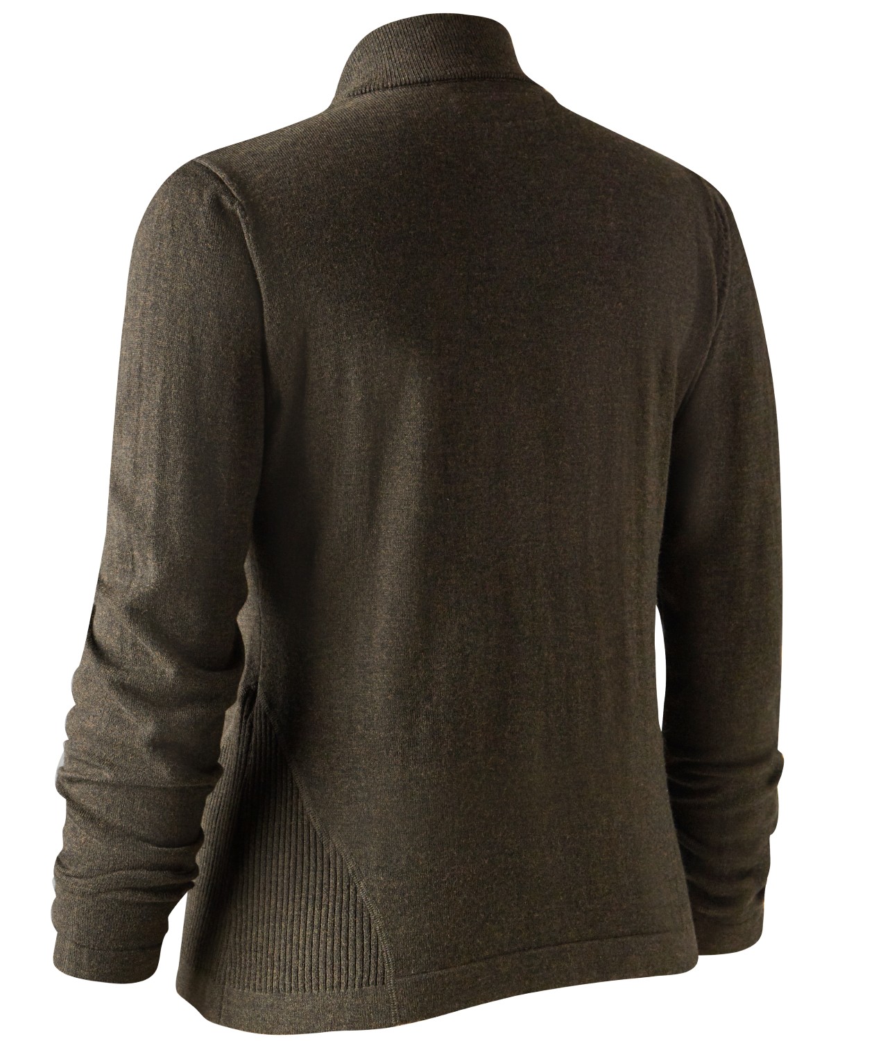 Deerhunter Lady Darlington stickad cardigan med merinoull, Dark Elm