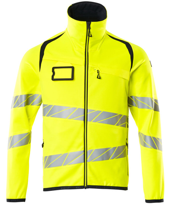 Mascot Accelerate Safe fleecejakke, Hi-vis Gul/Svart, Hi-vis Gul/Svart, swatch