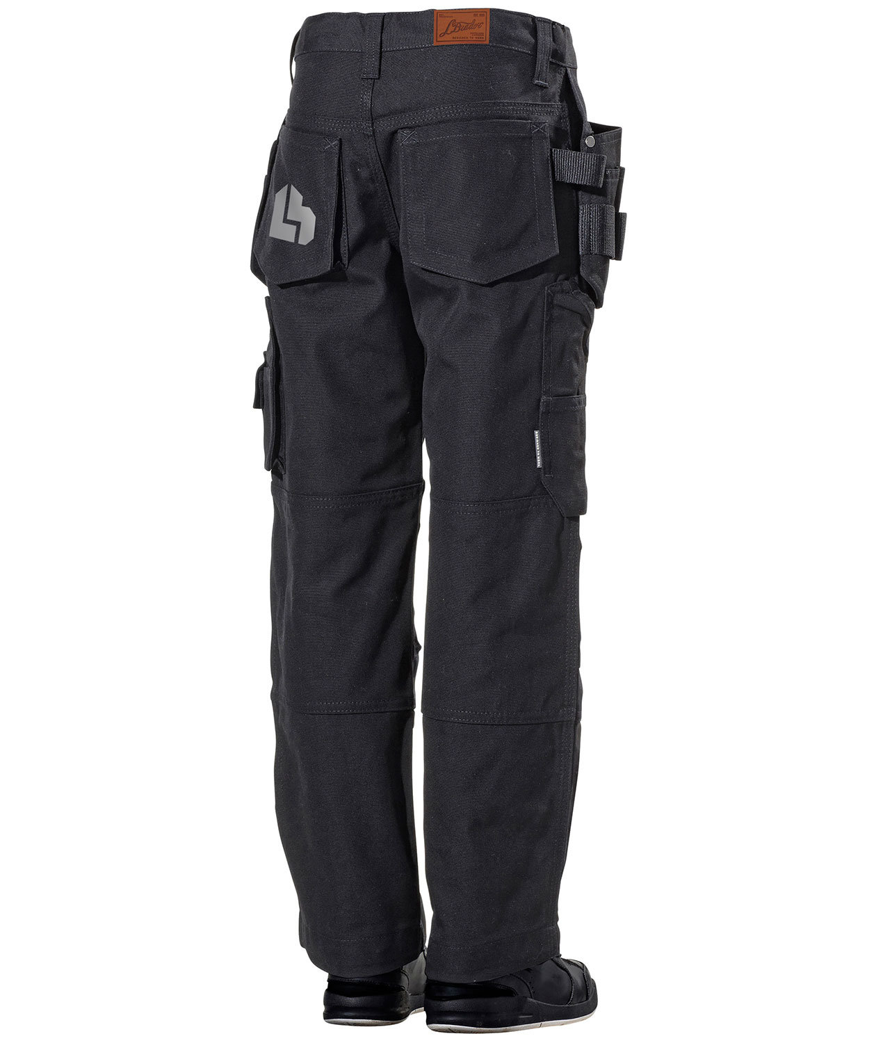 L.Brador h&aring;ndv&aelig;rkerbukser 119PB til b&oslash;rn, Sort