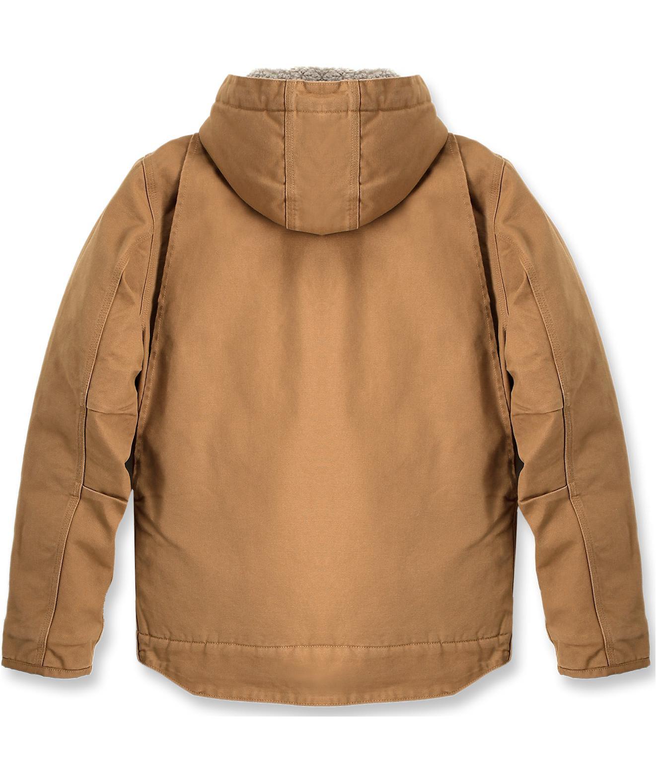 Carhartt fodrad jakke, Carhartt Brown, large image number 2