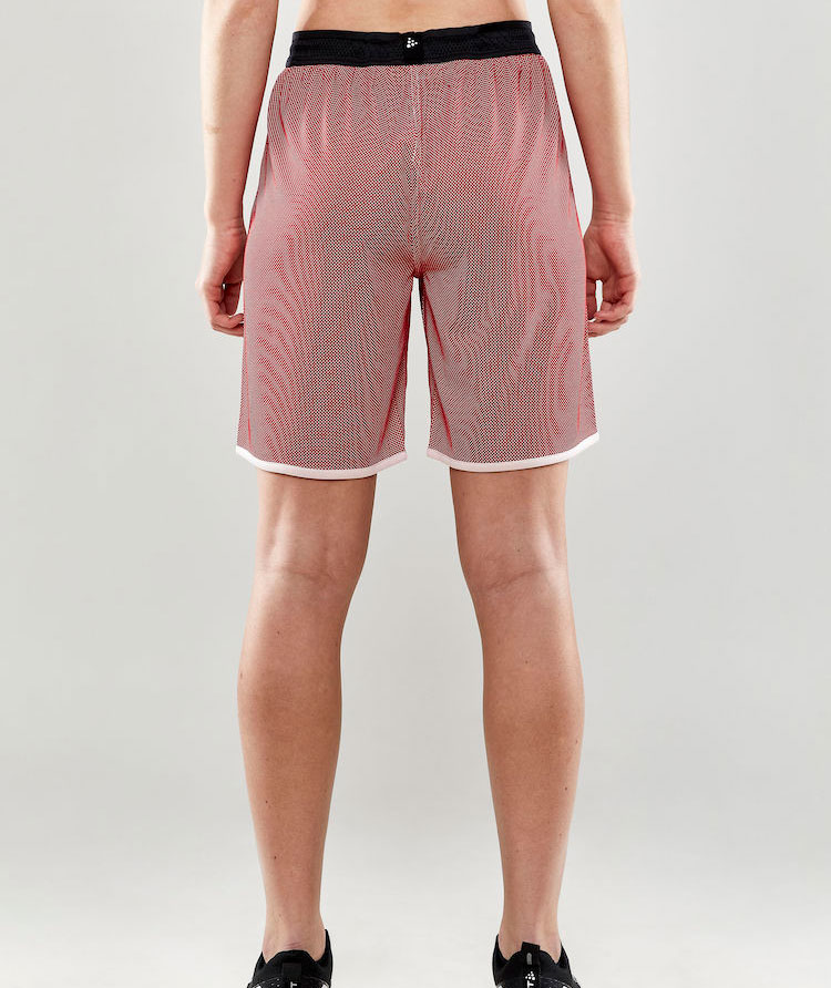Craft Progress reversible women's shorts, Bright red/white, large image number 2