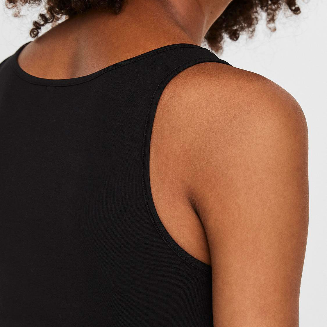 Vero Moda VMMAXI MY SOFT lang dame top, Black, large image number 3