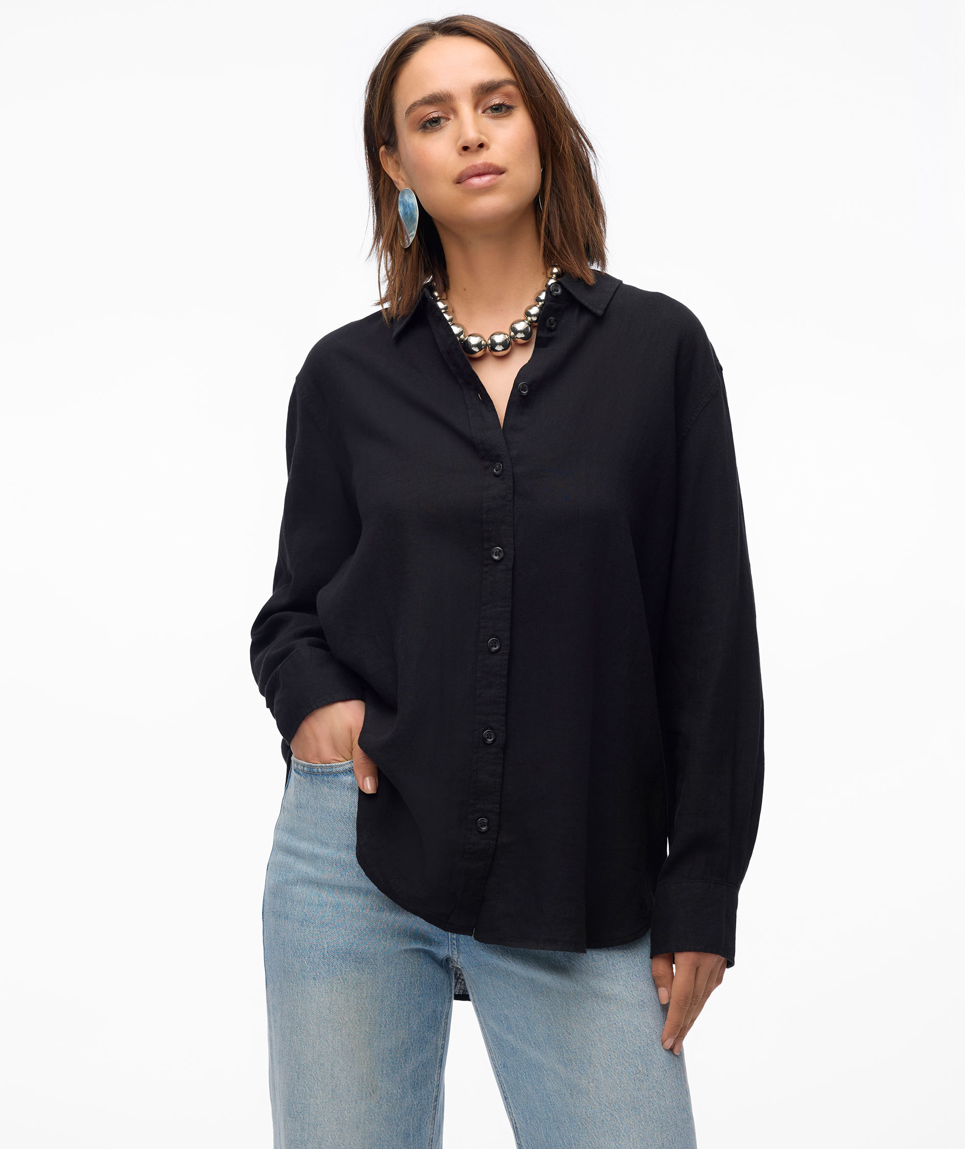 Vero Moda VMLINN women's linen shirt