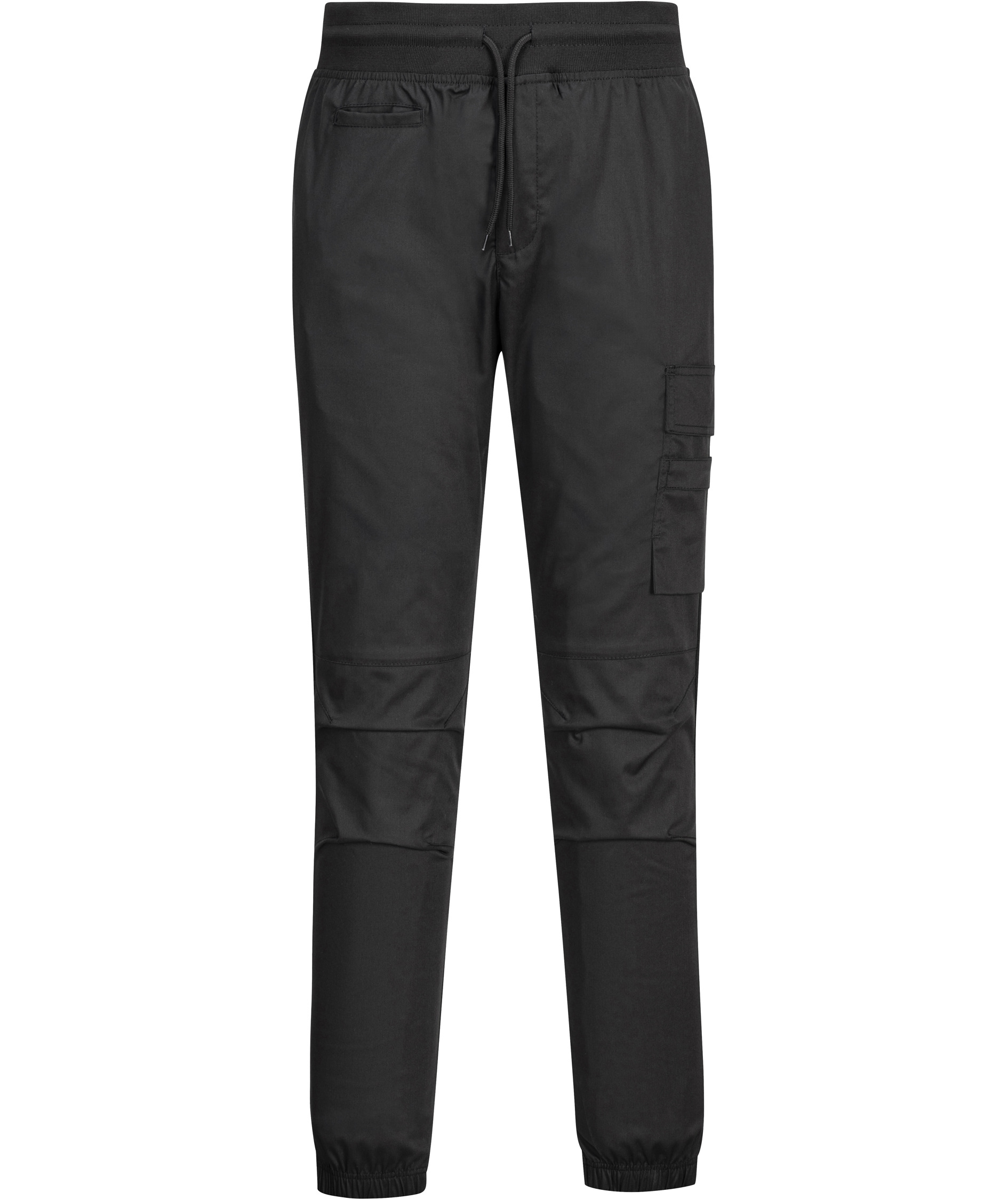 Portwest C074 stretch kokkebukser, Sort