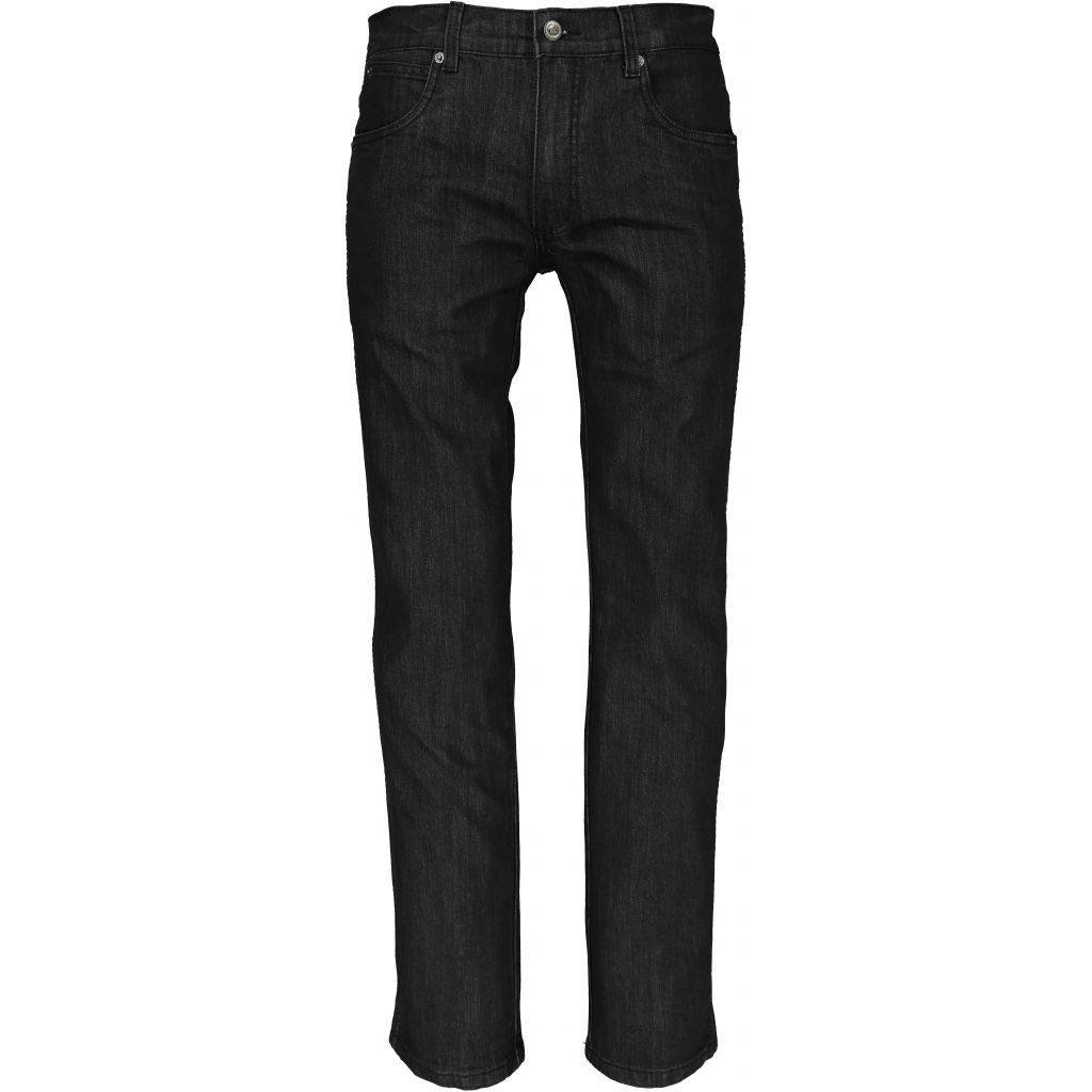 Roberto Jeans Reg. Fit med stretch, Svart