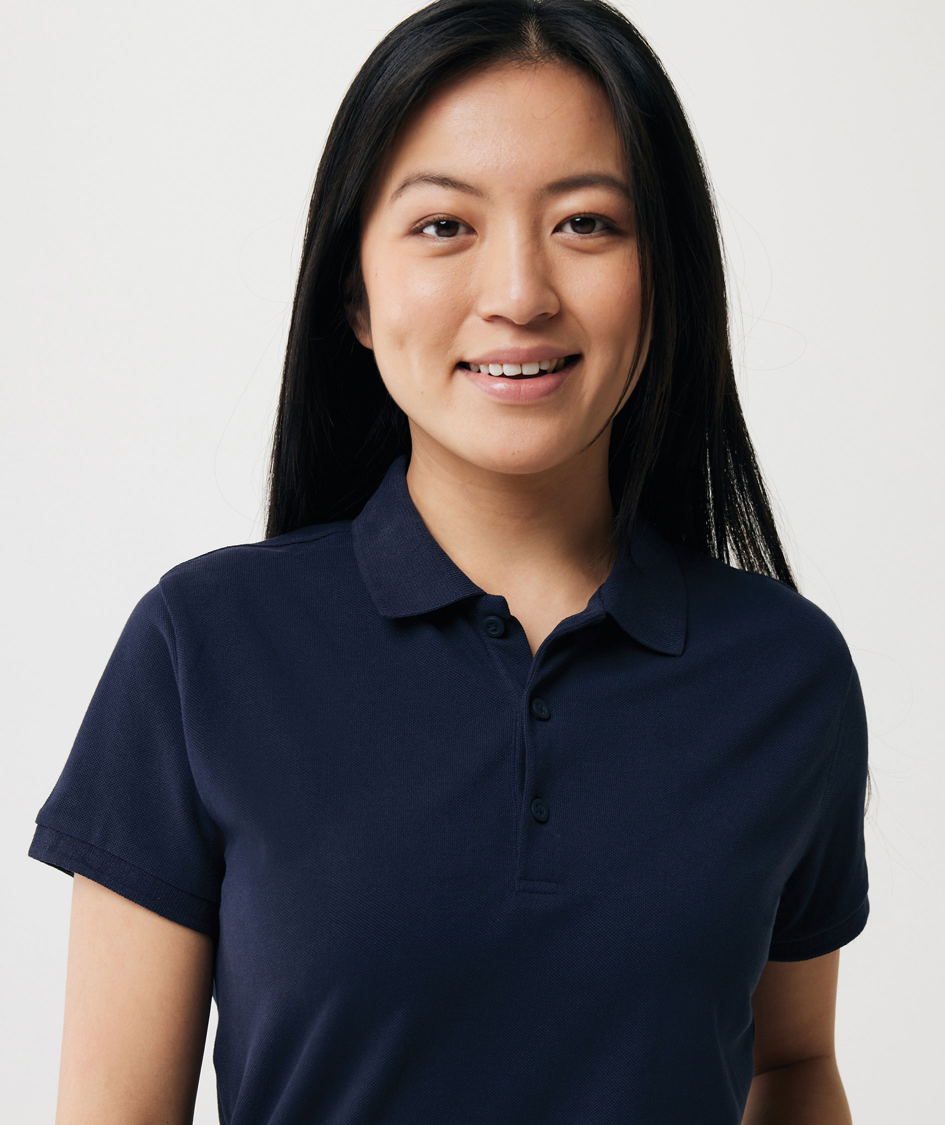 Iqoniq Yosemite Damen Poloshirt, Marineblau, large image number 5