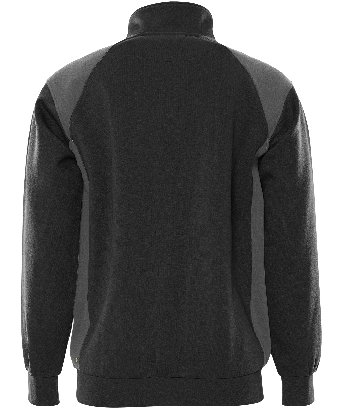 Fristads half zip sweatshirt 7048 GSM, Black/Grey, large image number 2