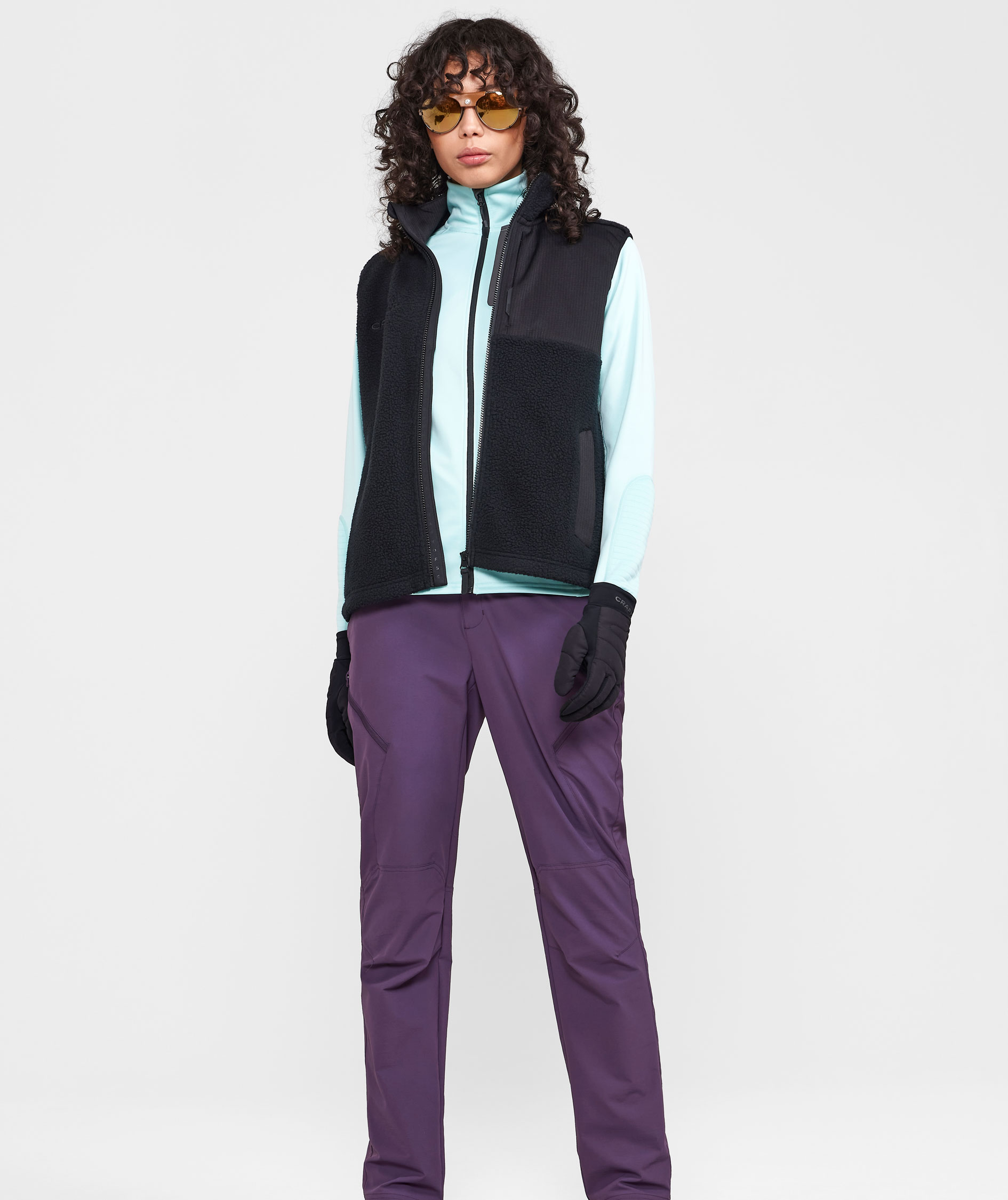 Craft ADV Explore p&auml;lsfiberv&auml;st dam, Svart, large image number 3