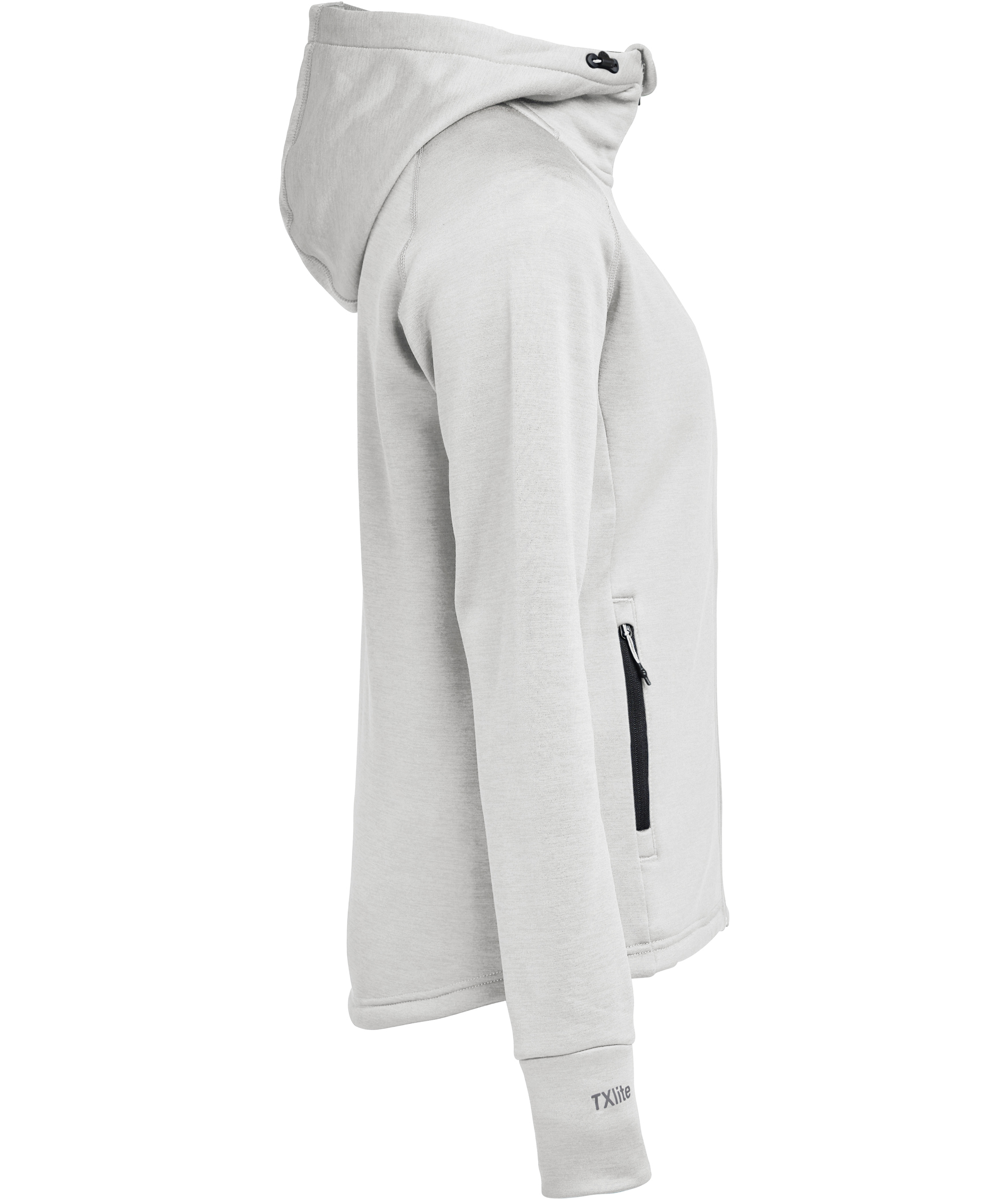 Tenson TXlite dame h&aelig;ttetr&oslash;je med lynl&aring;s, Light Grey, large image number 3