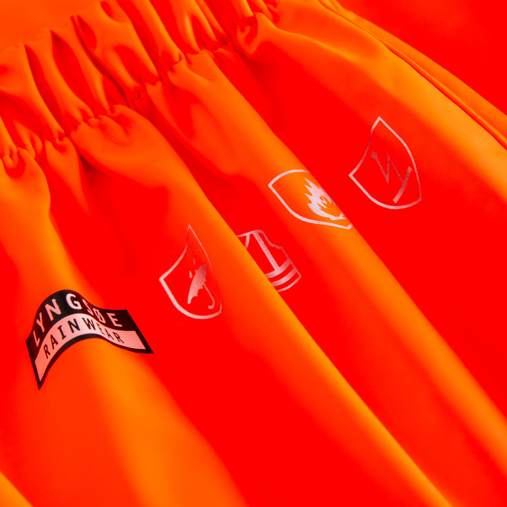 Lyngs&oslash;e Regenhose, Hi-vis Orange