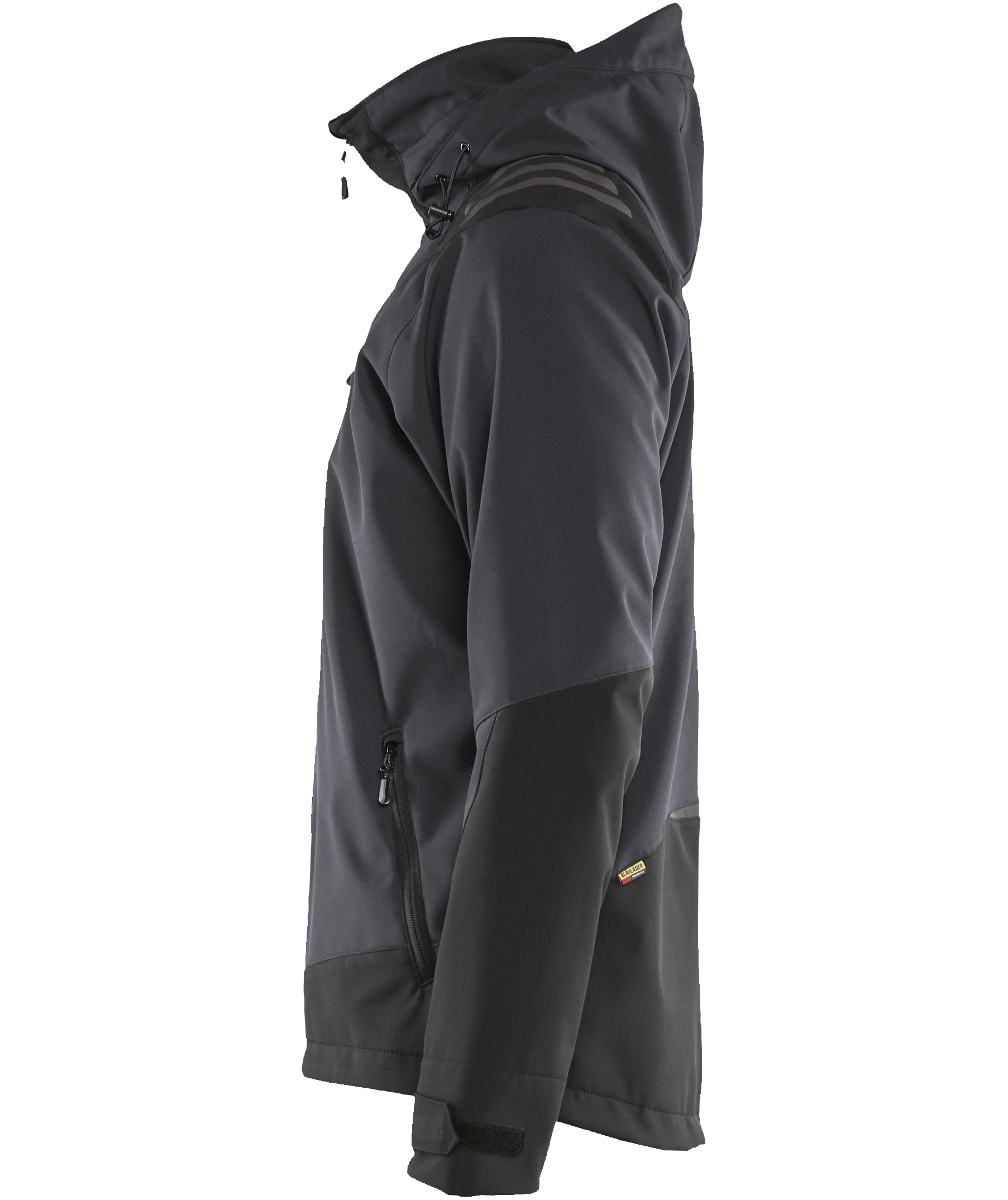 Bl&aring;kl&auml;der lightweight lined softshell jacket, Dark Grey/Black, large image number 3