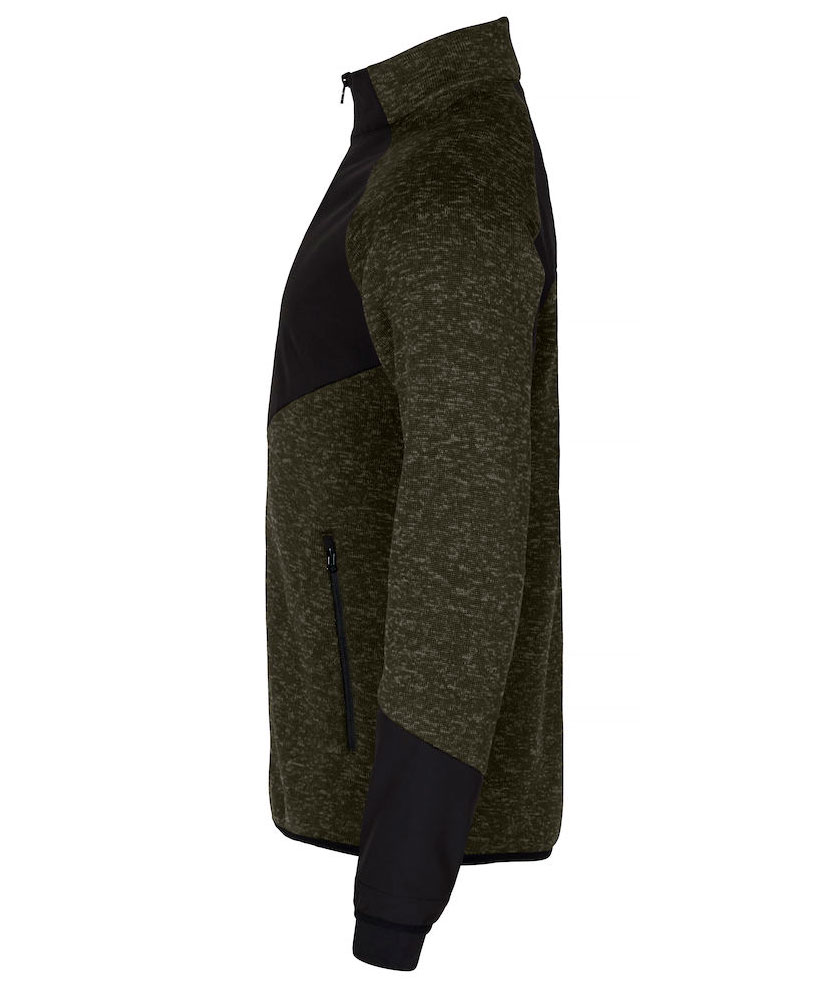 Clique Haines Fleecejacke, Fog Green, large image number 2