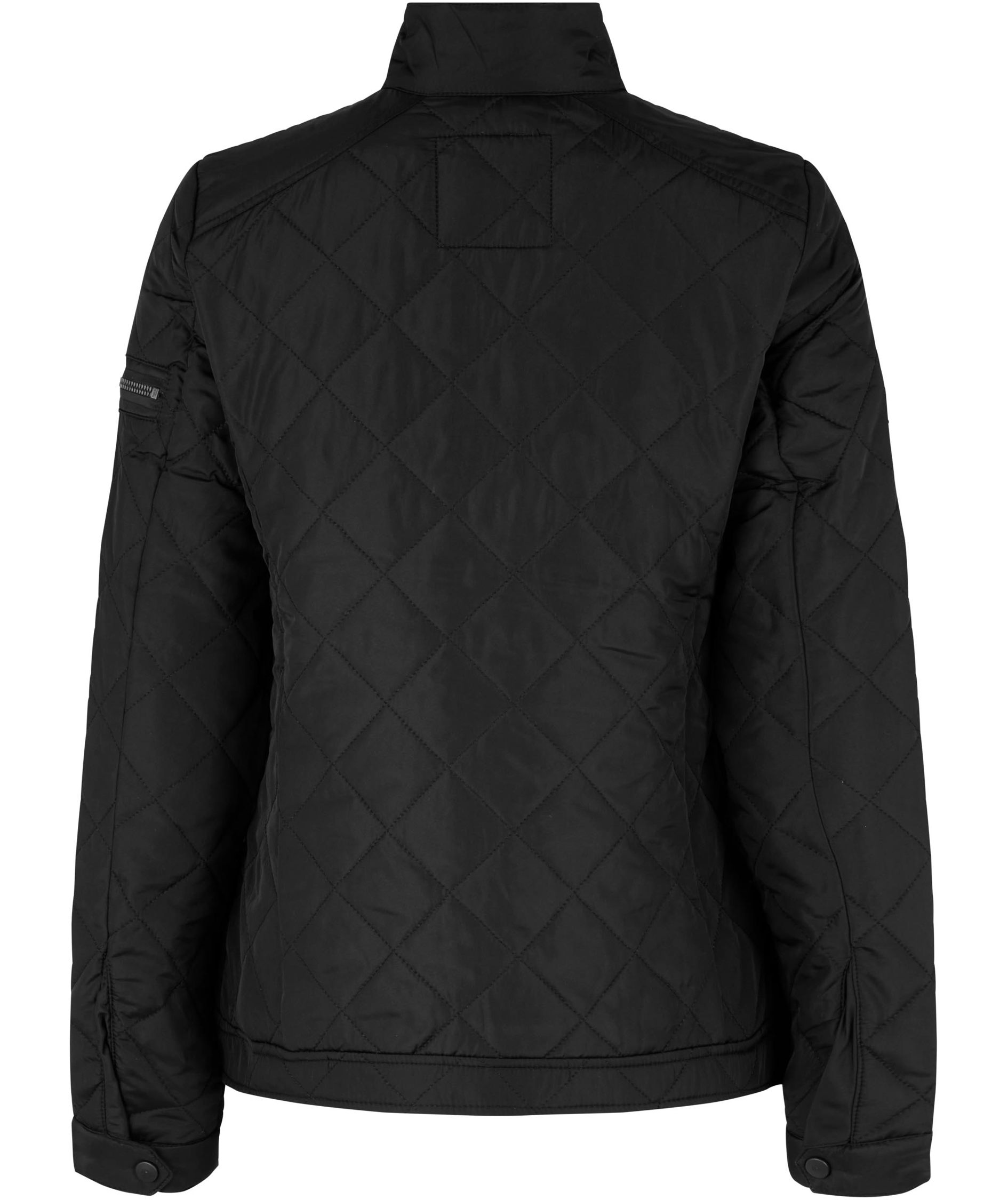 ID Quilted damejakke, Sort, large image number 4