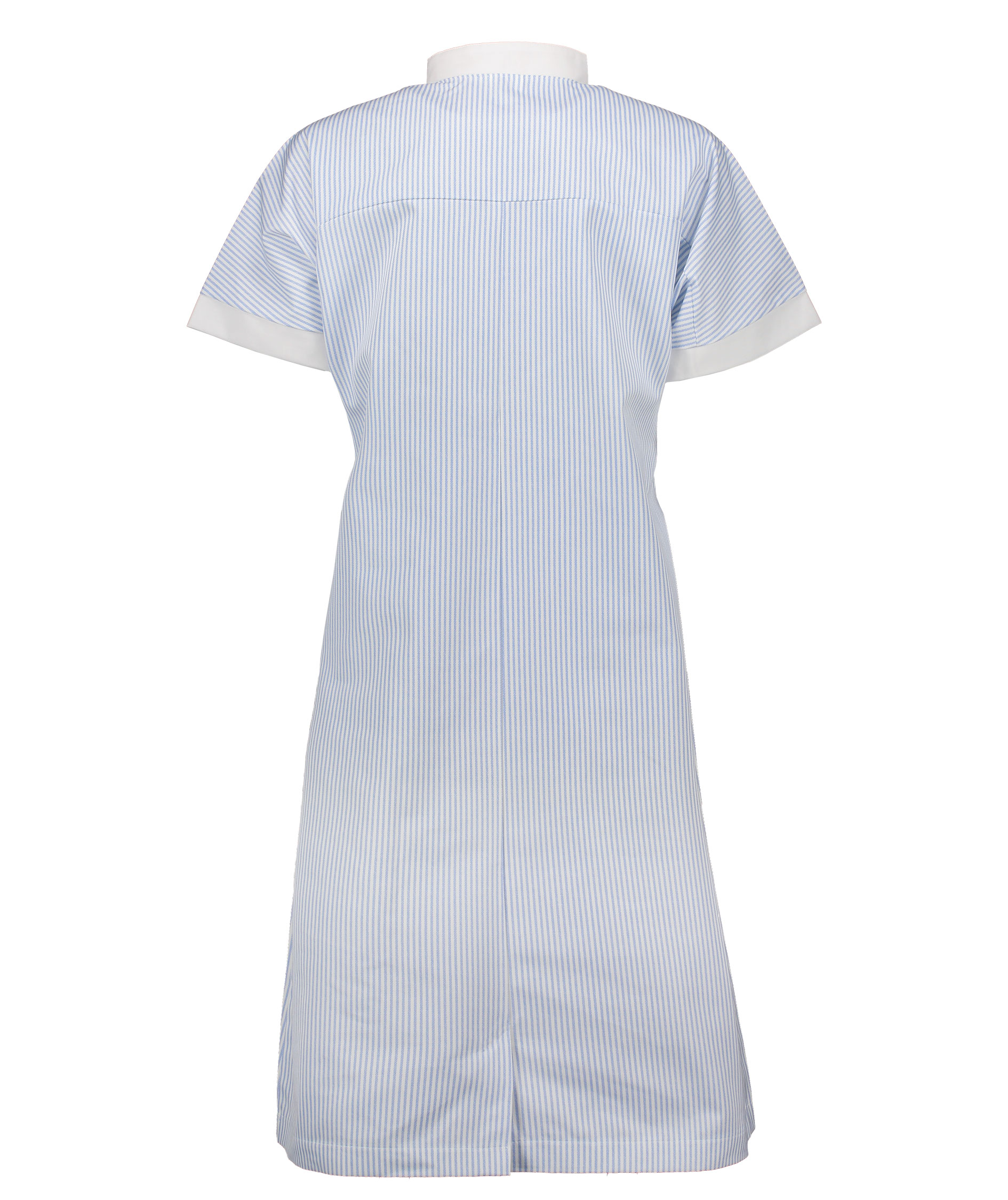 Borch Textile 0528 kl&auml;nning, Svagt bl&aring;/Vit randig