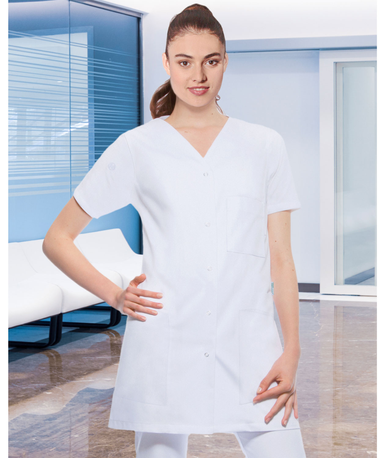 Karlowsky Essential kort&aelig;rmet dame tunika