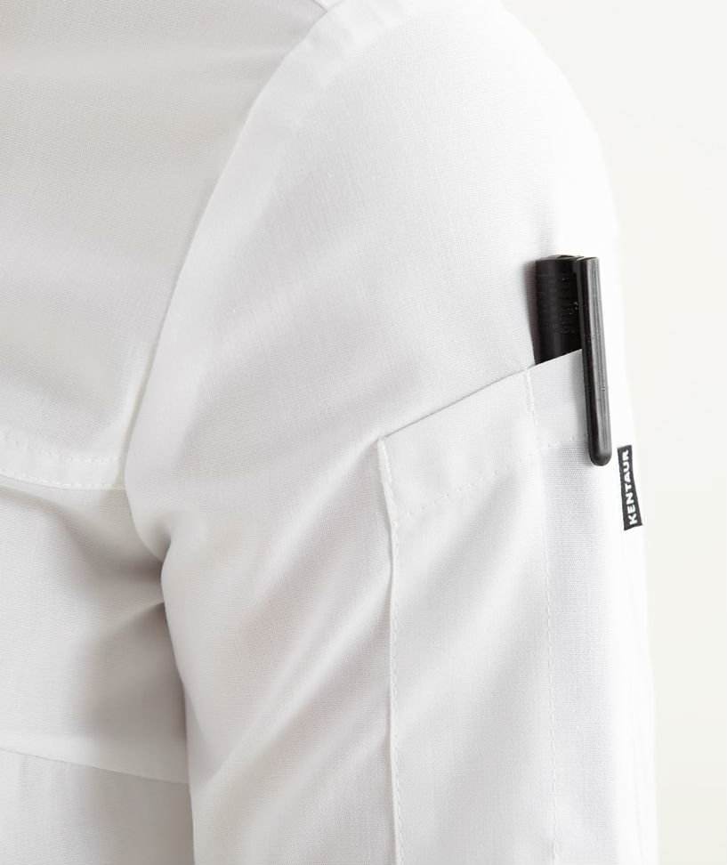 Kentaur modern fit women's server shirt, White, large image number 4