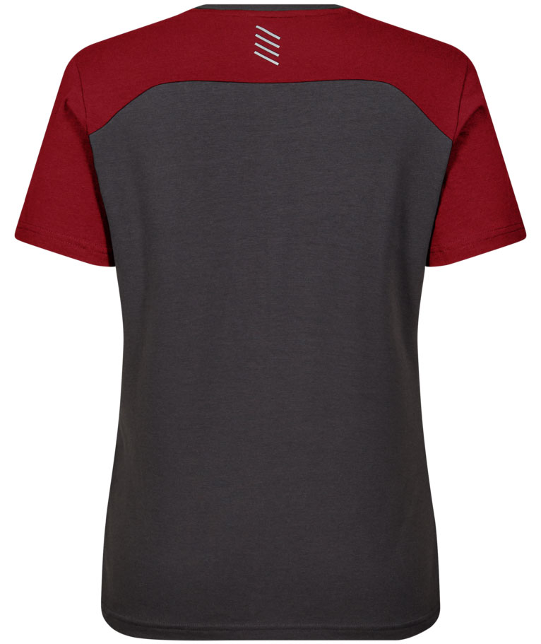 Engel Entire dame T-shirt, Anthracite Grey/Flame