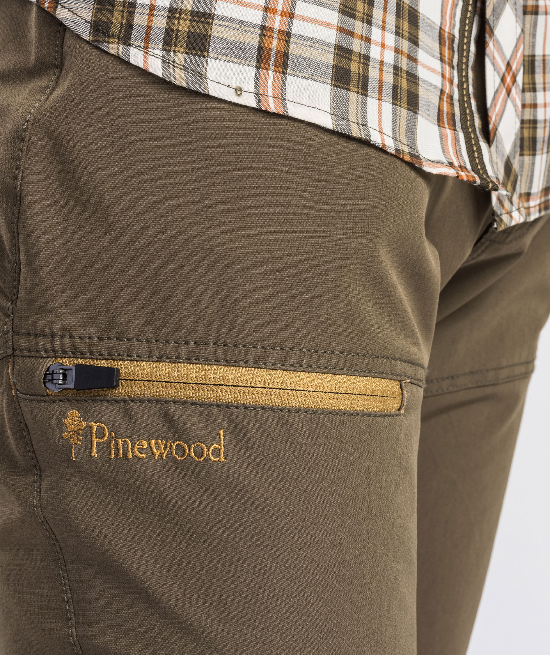 Pinewood&nbsp;Finnveden Trail stretch bukser, Earth Brown, large image number 5