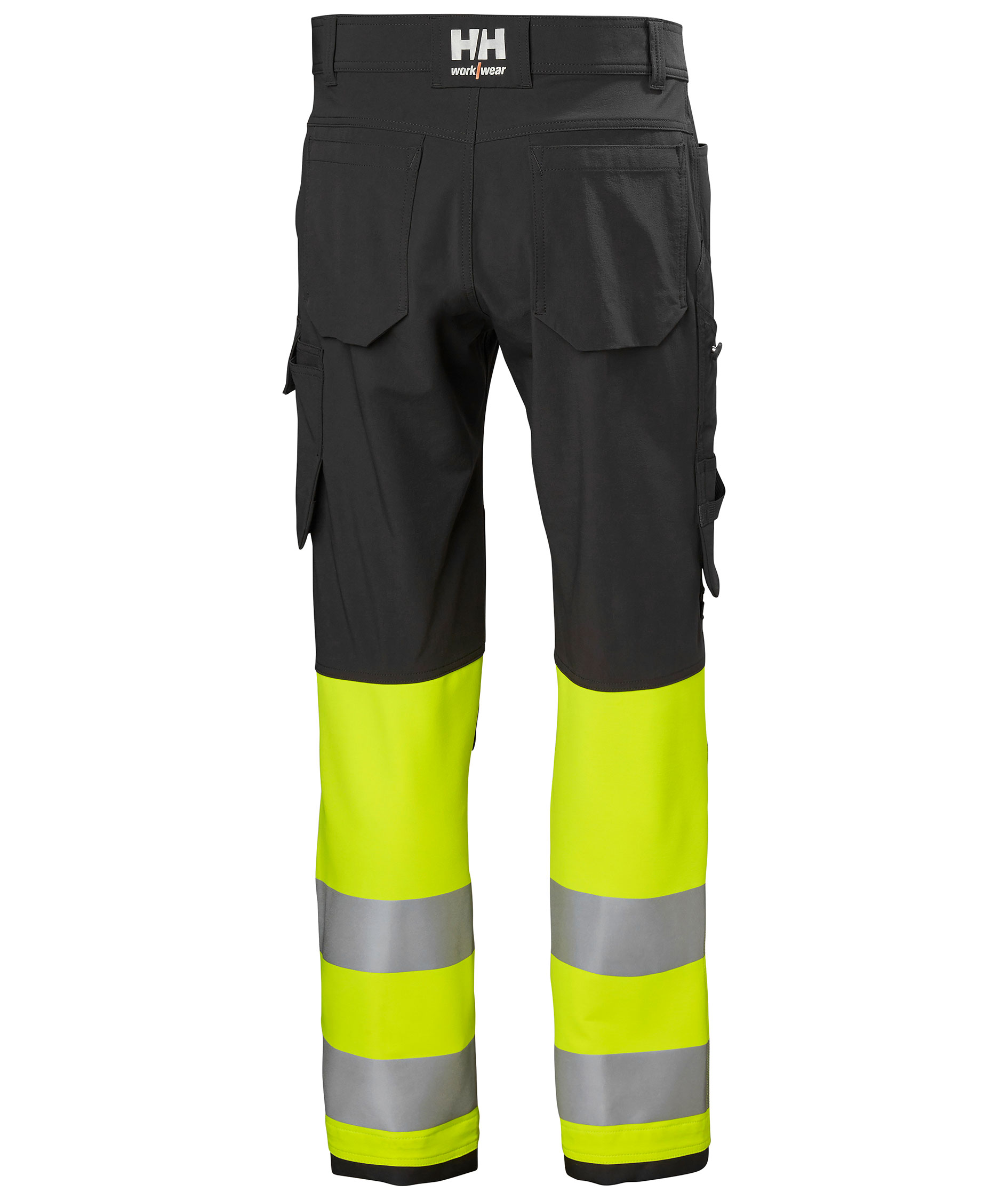 Helly Hansen Alna 4X arbetsbyxa full stretch, Varsel Gul/Ebony, large image number 2