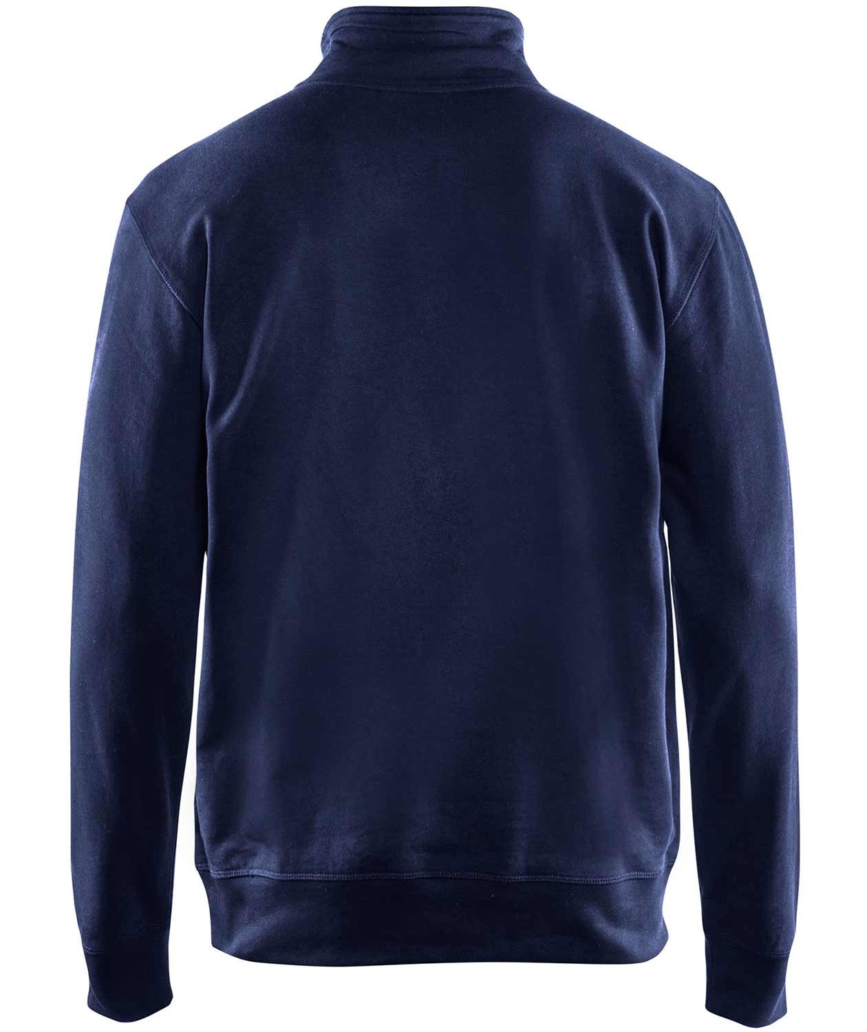 Bl&aring;kl&auml;der sweatshirt with halfzip, Marine Blue
