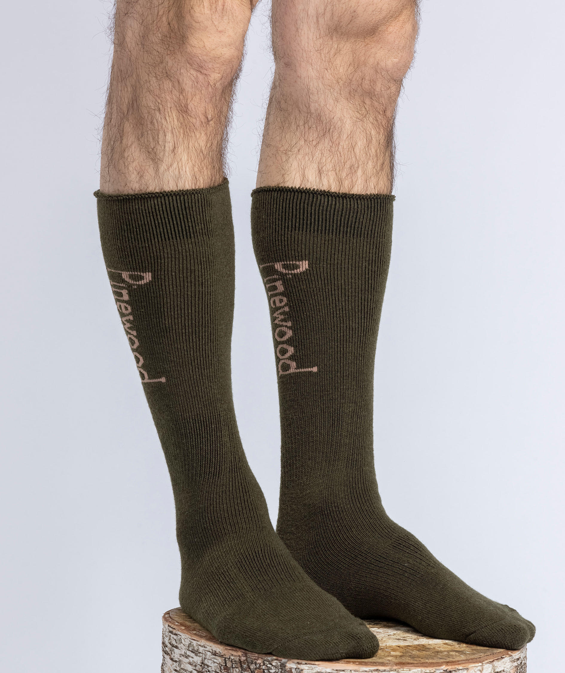 Pinewood Hunters lange str&oslash;mper, Moss green