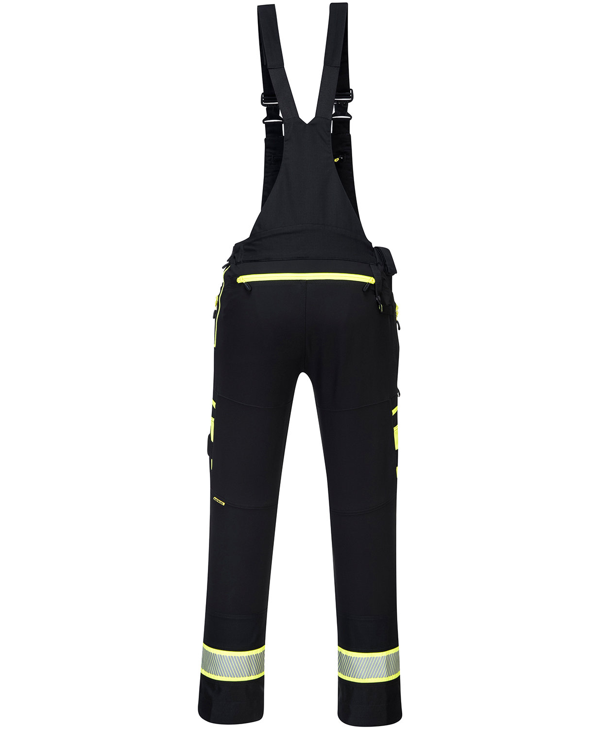 Portwest DX4 arbetsh&auml;ngselbyxor full stretch, Svart