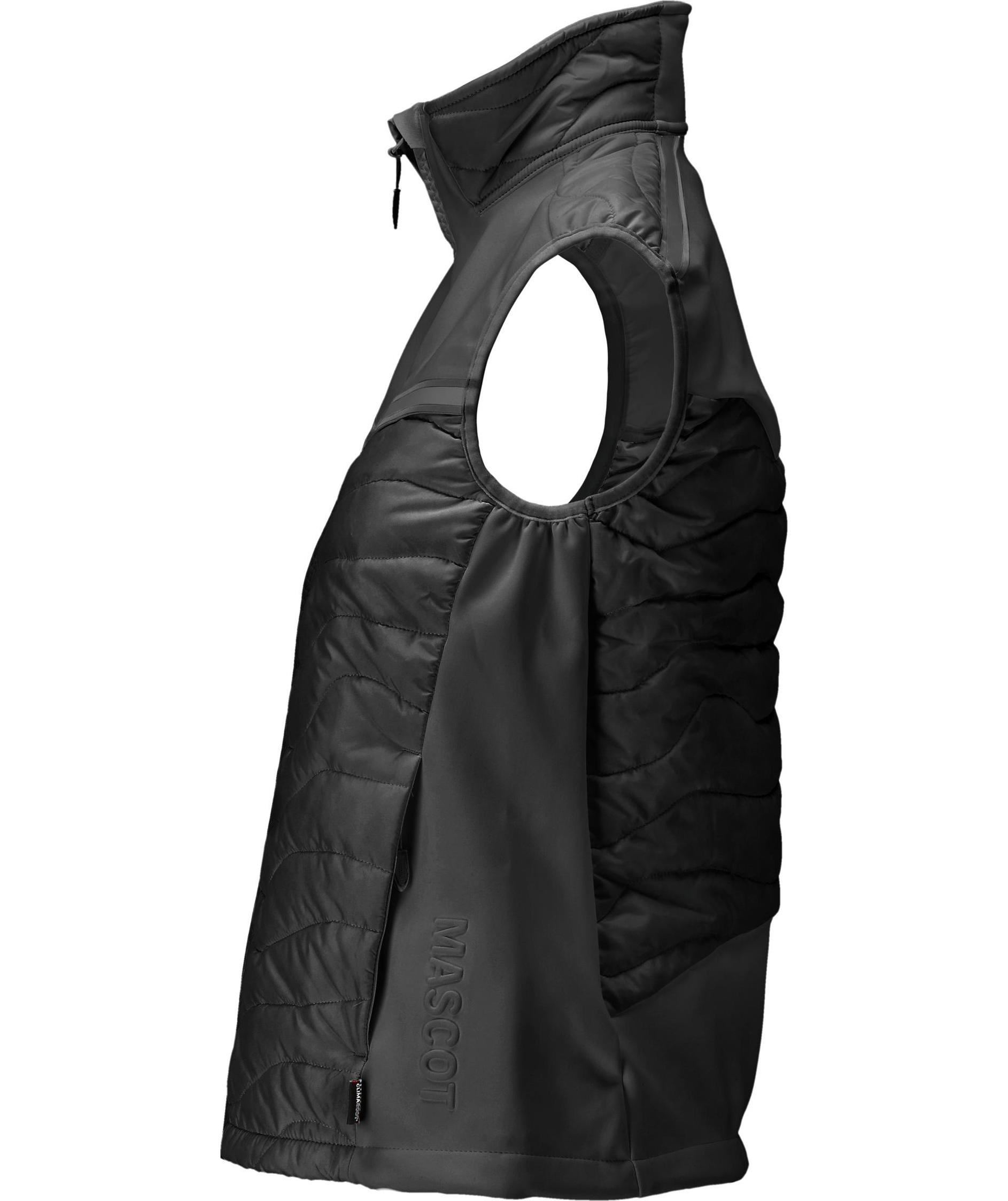 Mascot Customized dame vatteret vest, Sort, large image number 3