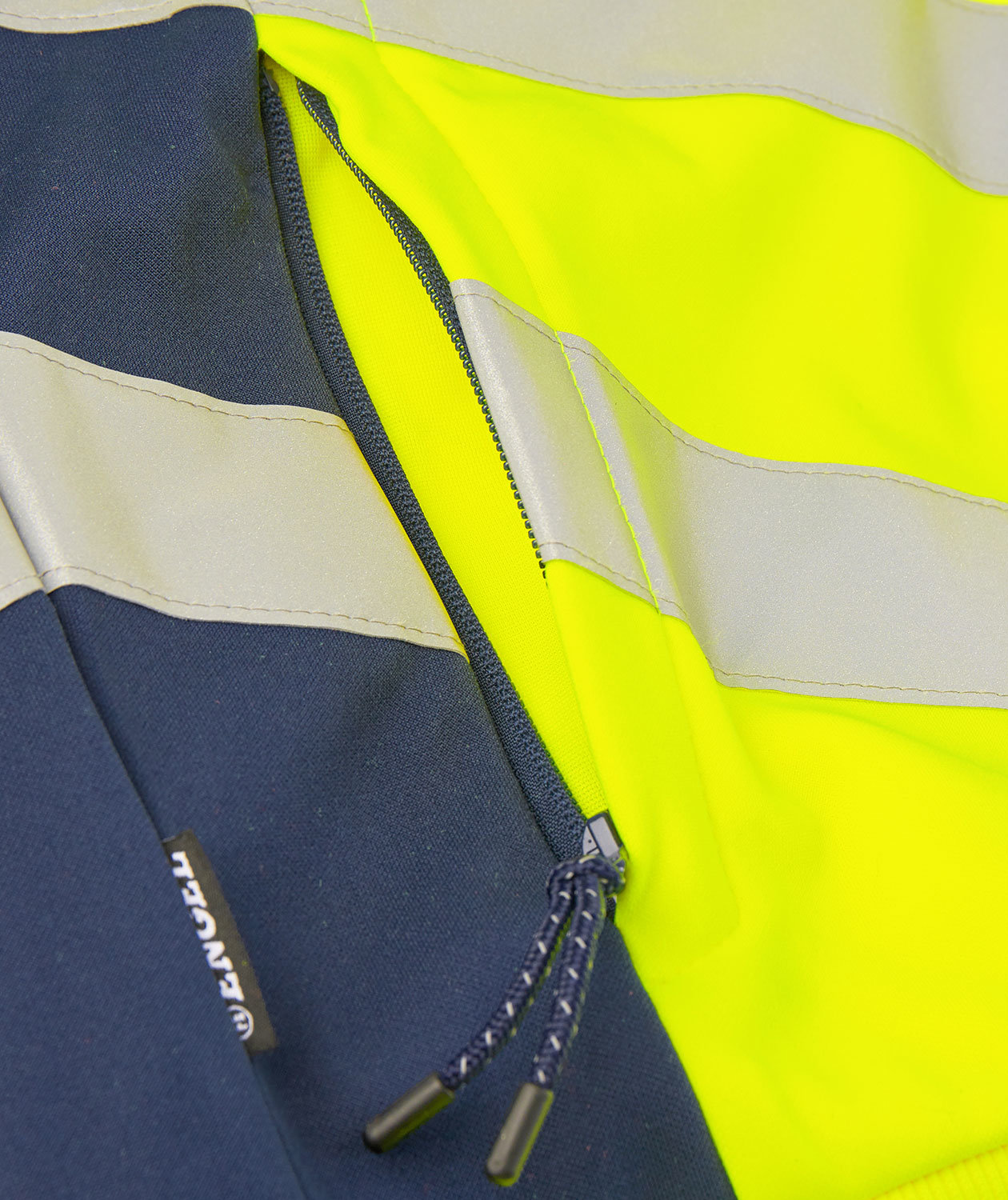 Engel Safety hoodie, Gul/Blue Ink, large image number 2