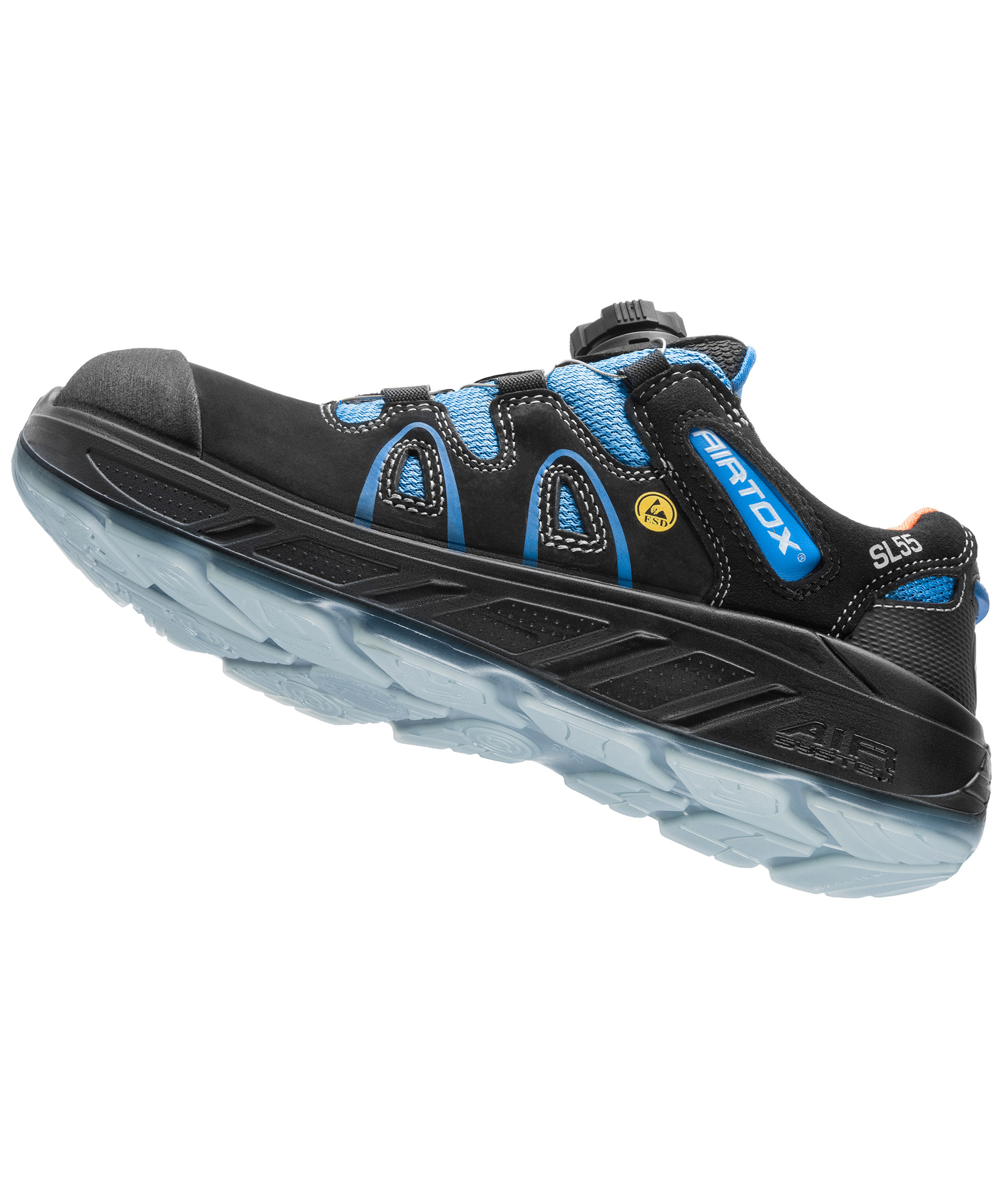 Airtox SL55 skyddsskor S3, Svart/Bl&aring;, large image number 2