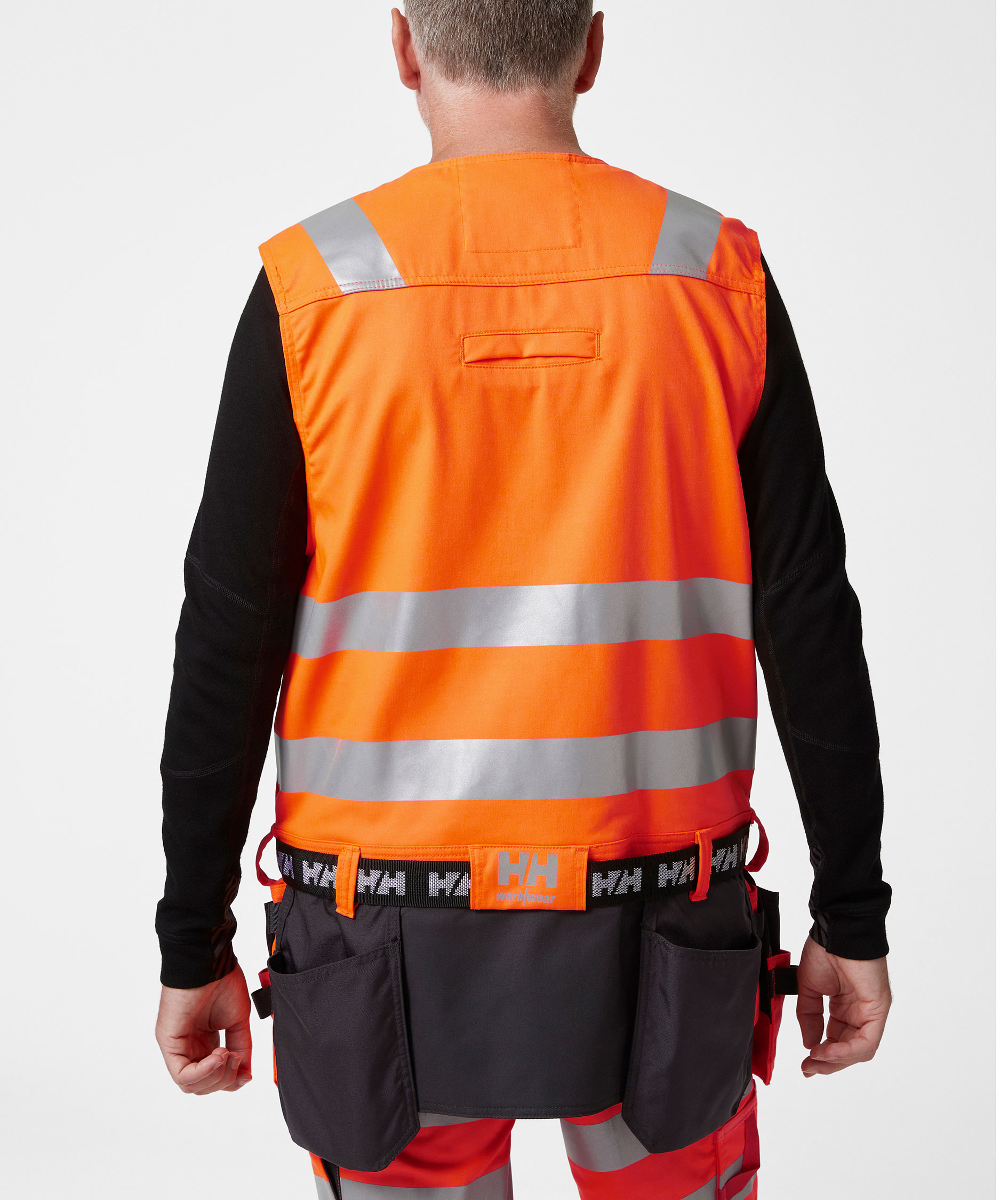 Helly Hansen Alna 2.0 tool vest, Hi-vis Orange/charcoal, large image number 3