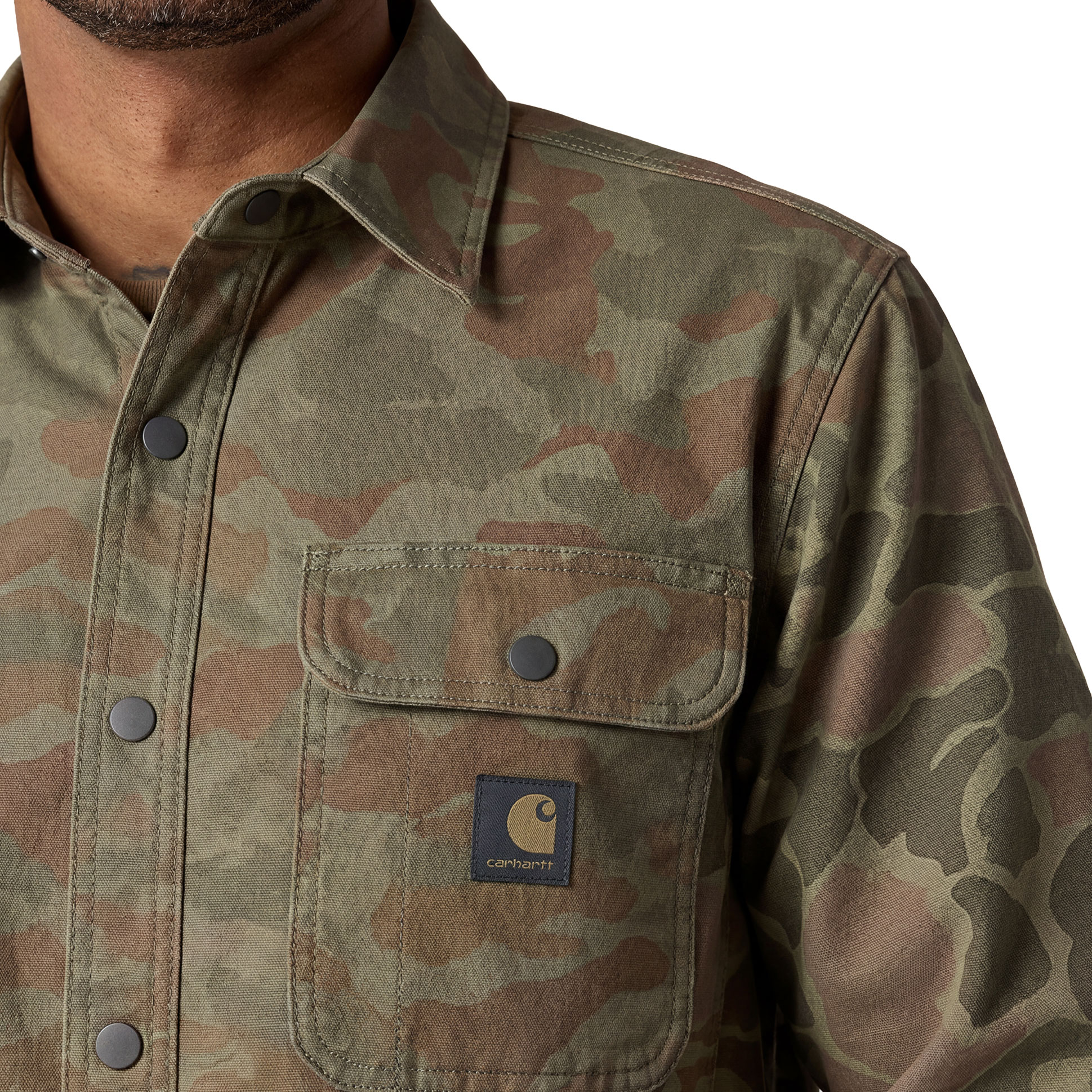 Carhartt skjortejakke, Army Green Camo, large image number 5