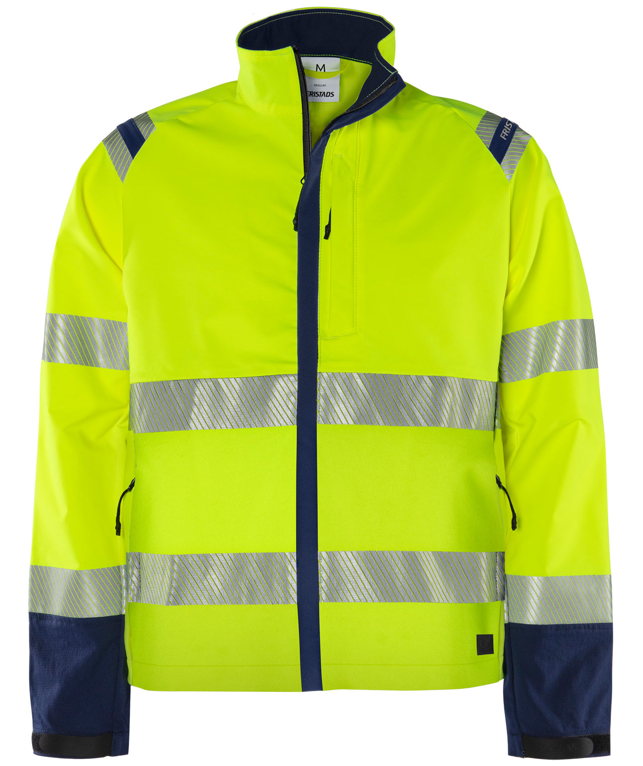 Fristads Green arbetsjacka 4647 GSTP full stretch, Varsel yellow/marinbl&aring;