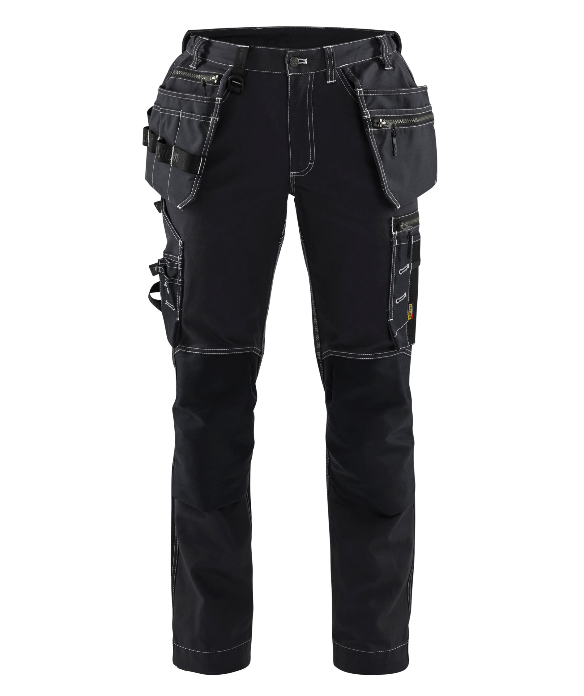 Bl&aring;kl&auml;der hantverksbyxa dam, Svart