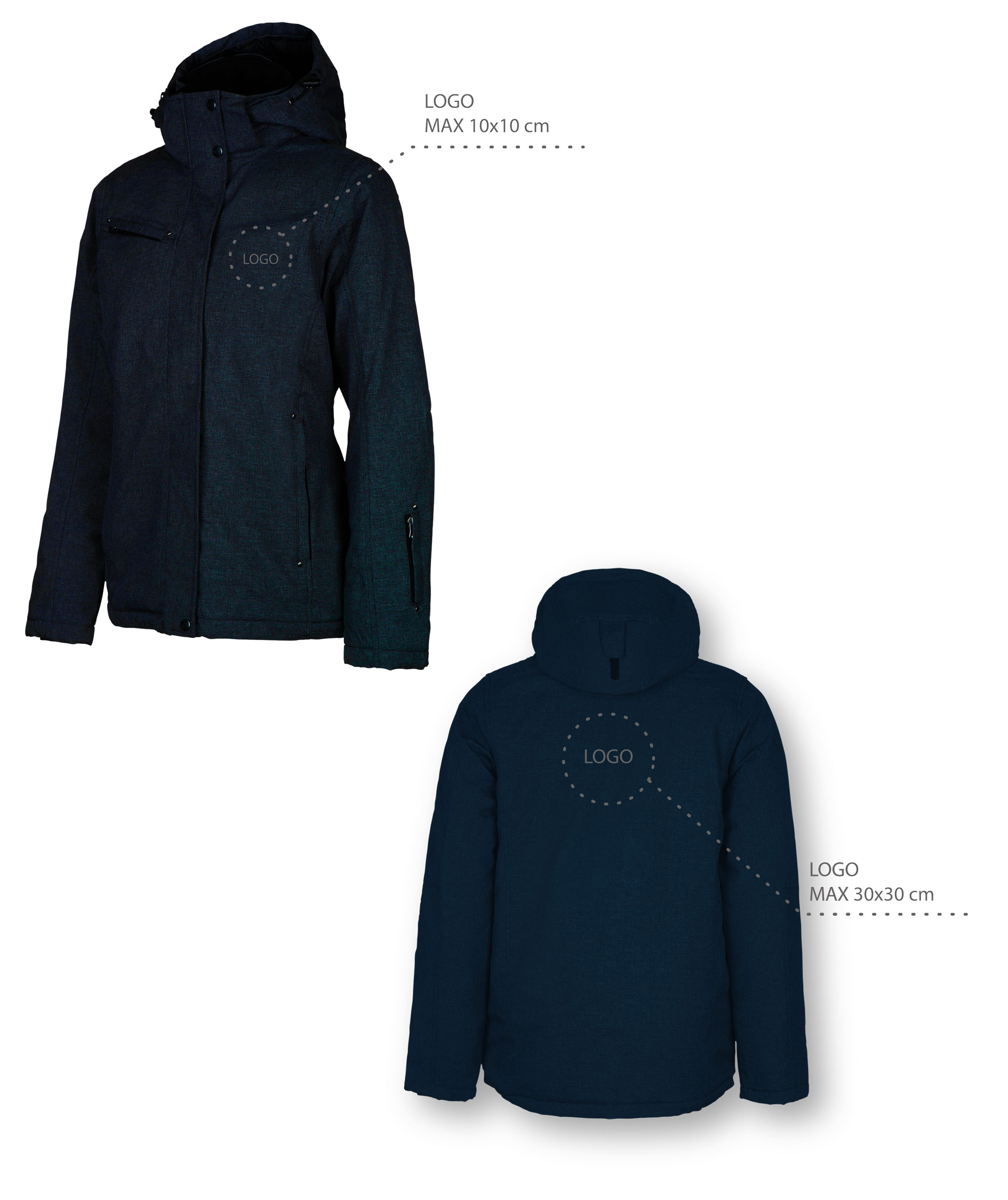 Pitch Stone vinterjacka dam, Navy