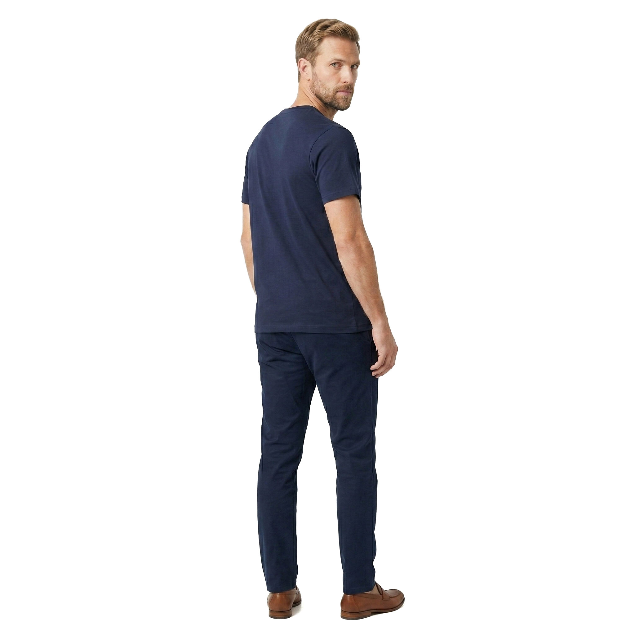 Westborn Basic T-Shirt, Navy, large image number 3