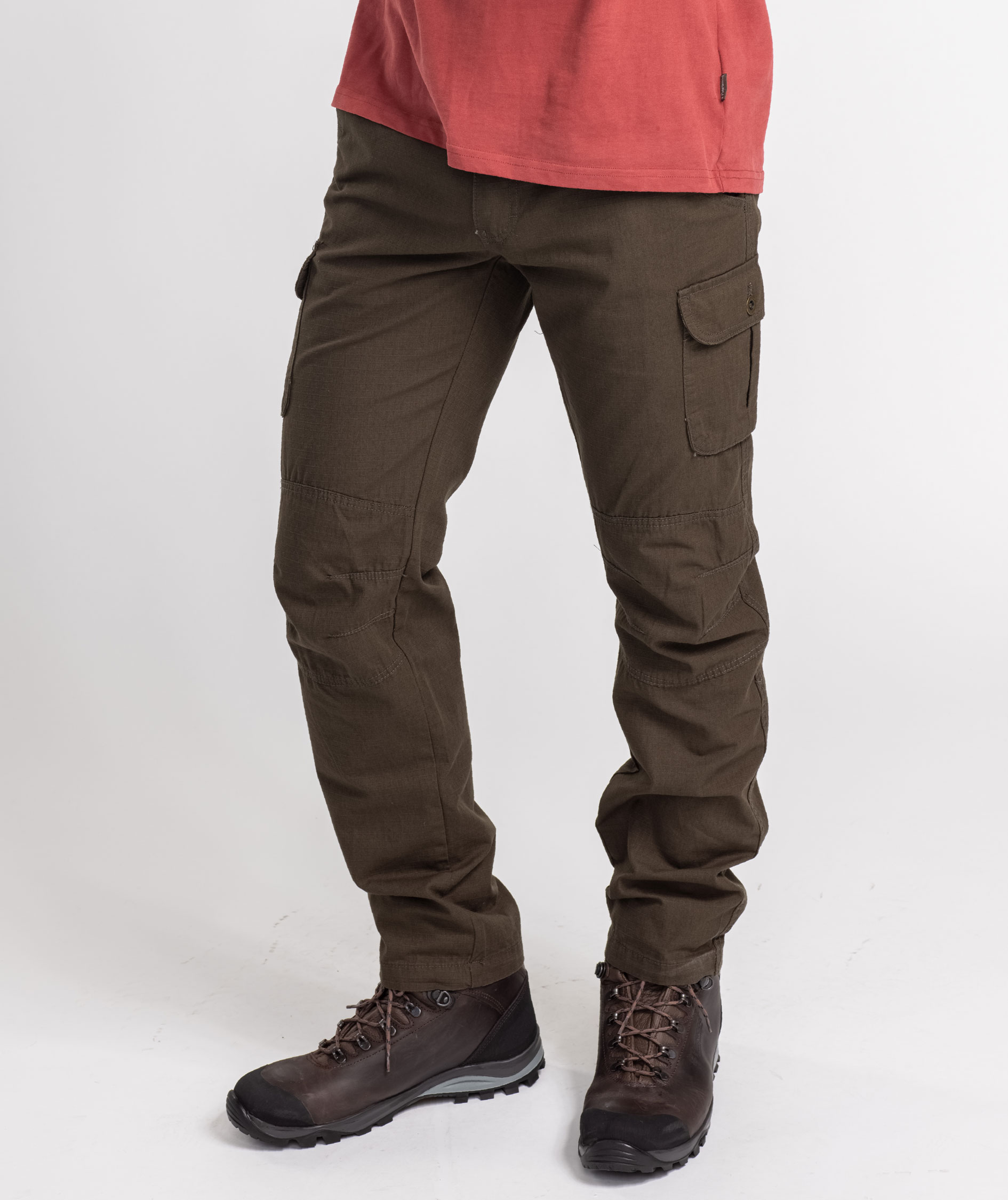 Pinewood Broderick fritidsbukser, Dark Green, large image number 5