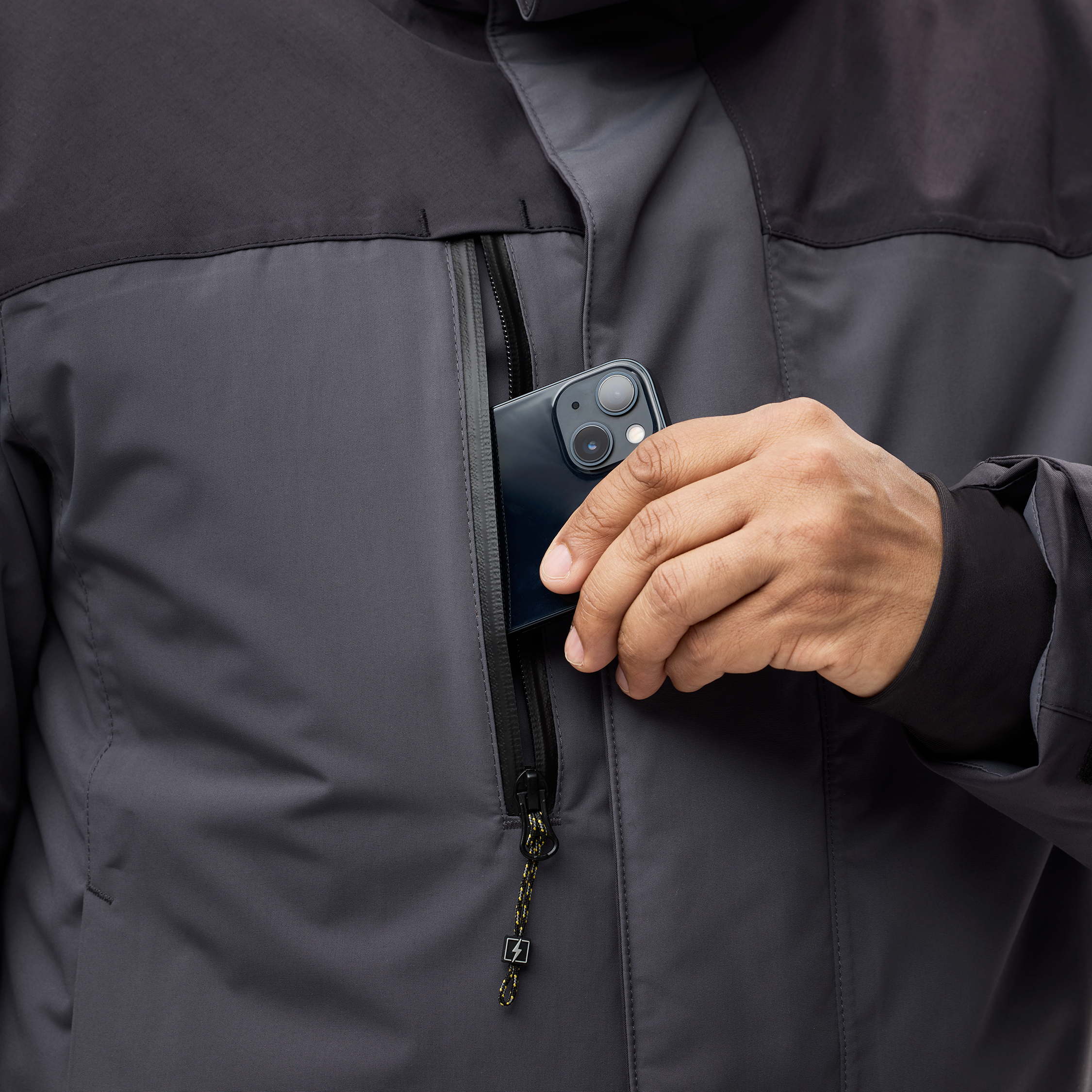 Snickers AllroundWork vinterjacka 1112, Steel Grey/Dark Steel Grey, large image number 7