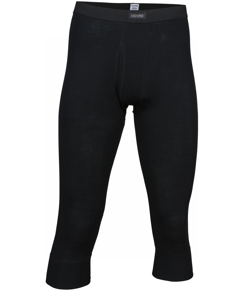 Dovre 3/4 baselayerbyxa, Svart